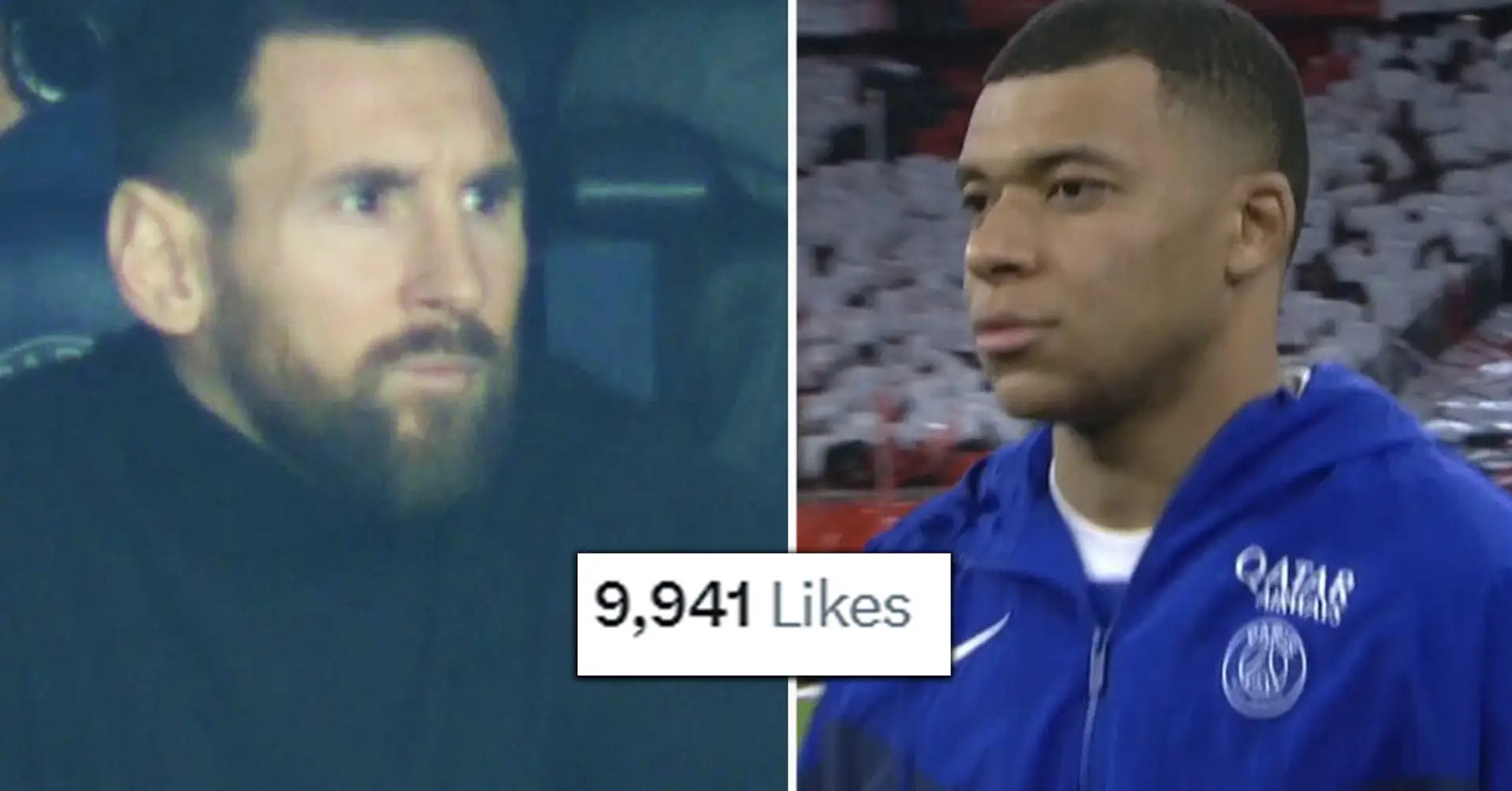 Der Tweet eines Fans, der das Verhalten von Messi und Mbappe vergleicht, erhielt 10.000 Likes - PSG bestraft Leo für Reise nach Saudi-Arabien