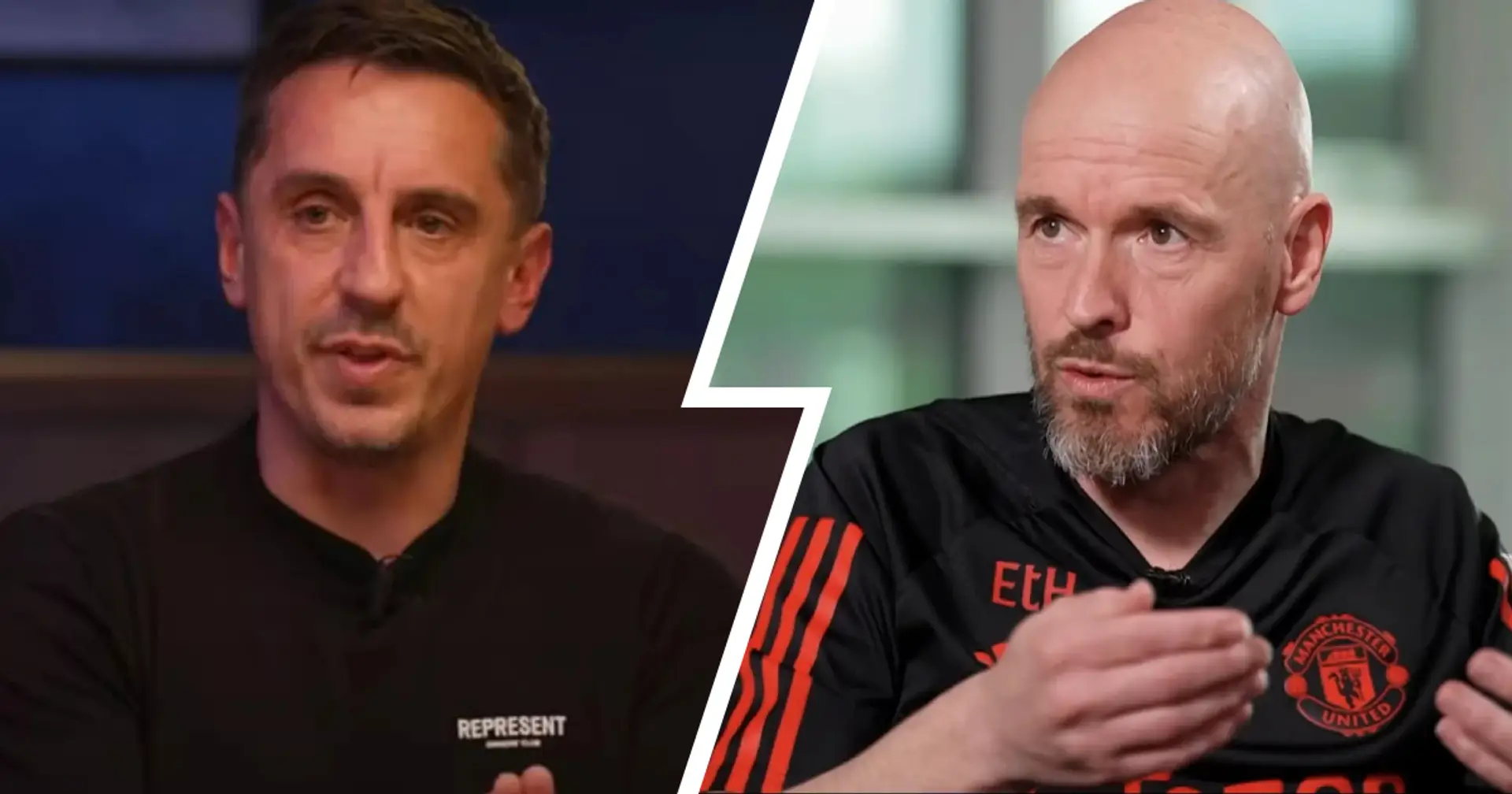 'He said that to me off-camera': Gary Neville reveals which injured players Erik ten Hag misses the most