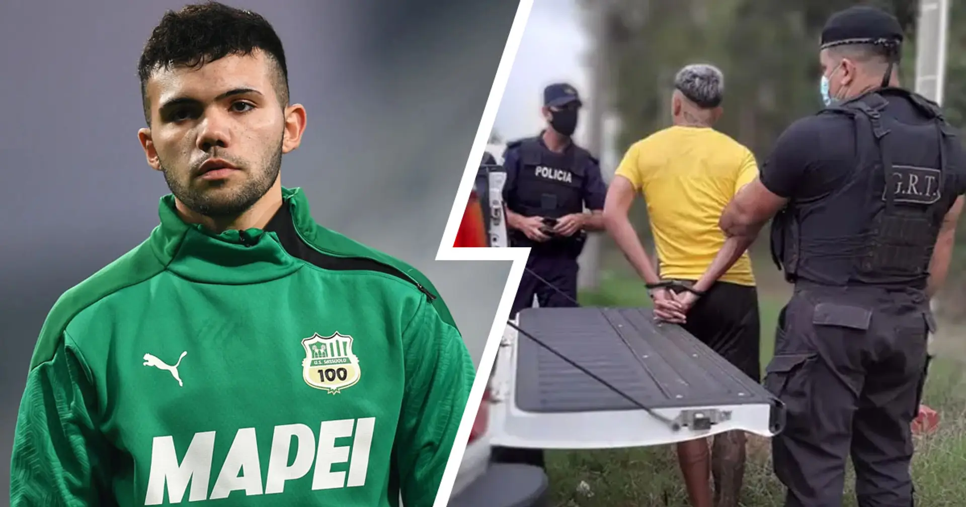 Sassuolo striker Nicolas Schiappacasse given 14-month prison sentence for carrying a gun