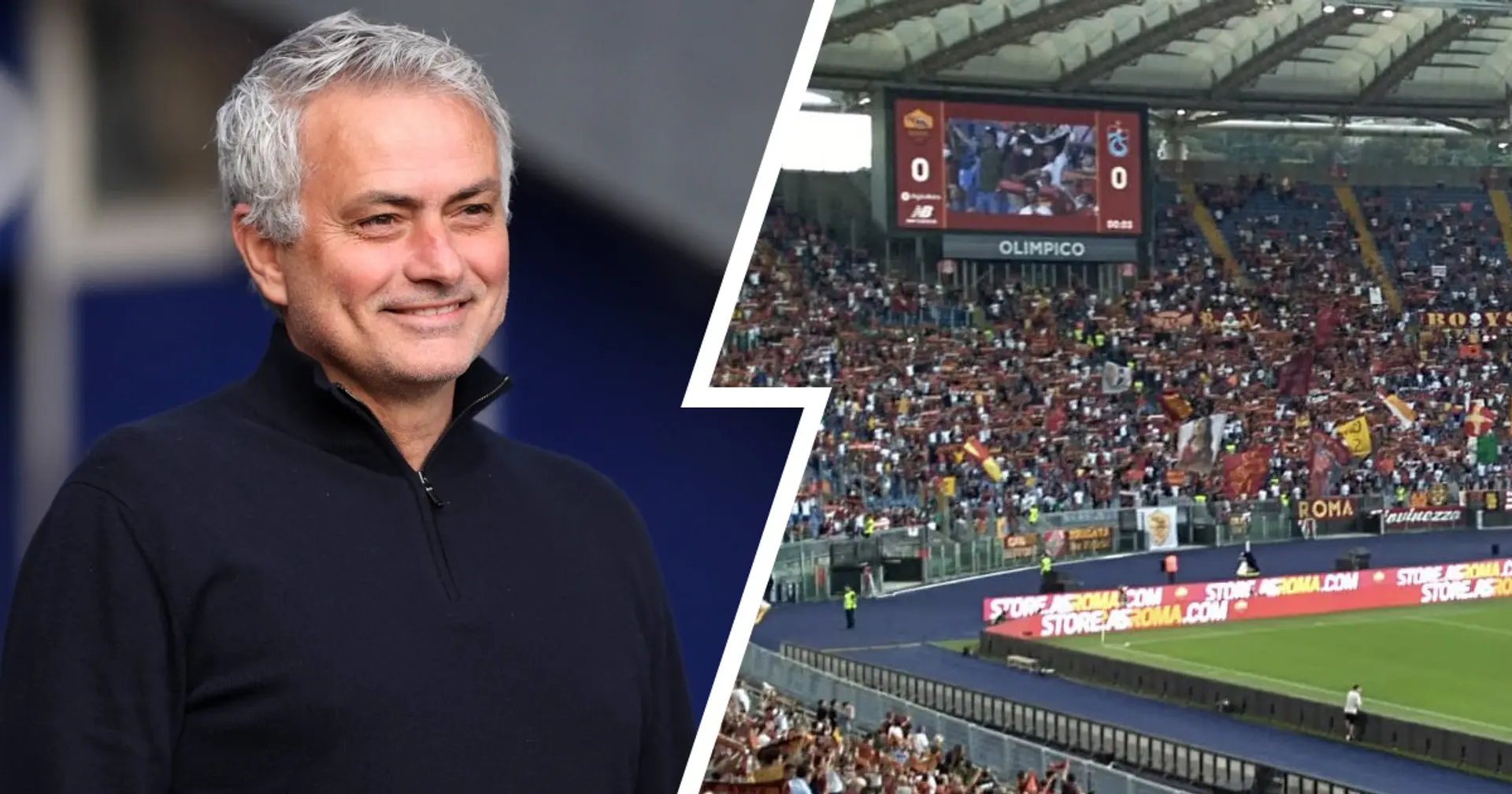 La Roma accontenta Mourinho: la società accetta la richiesta del tecnico prima dell'inizio della partita con il Trabzonspor