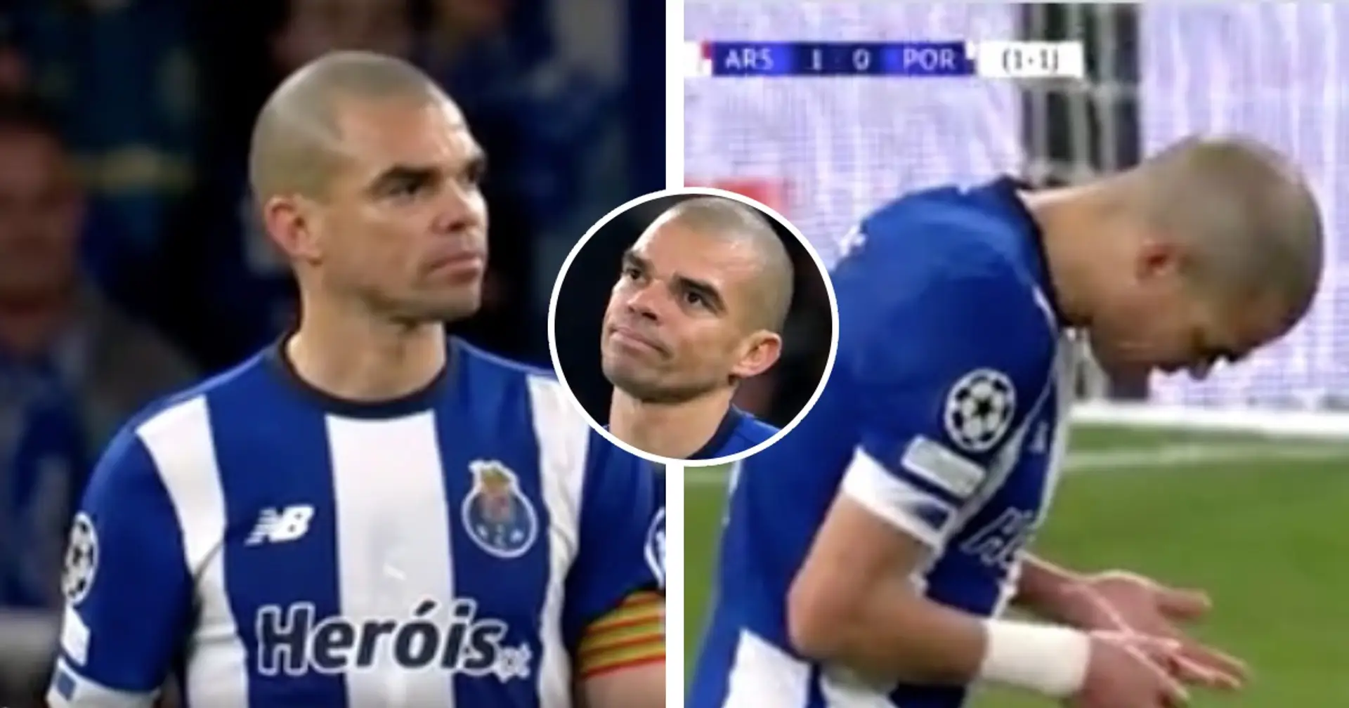 SPOTTED: Pepe's reaction to Trossard's goal - he almost cried