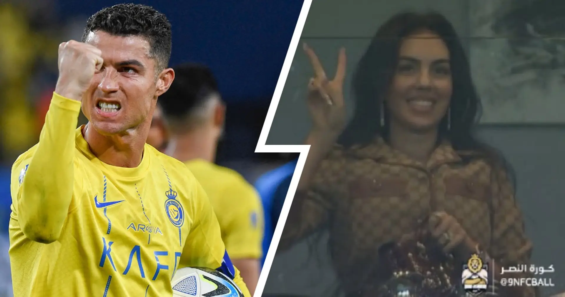 Ronaldo bags 64th career hat trick then gestures family - their reactions are priceless 