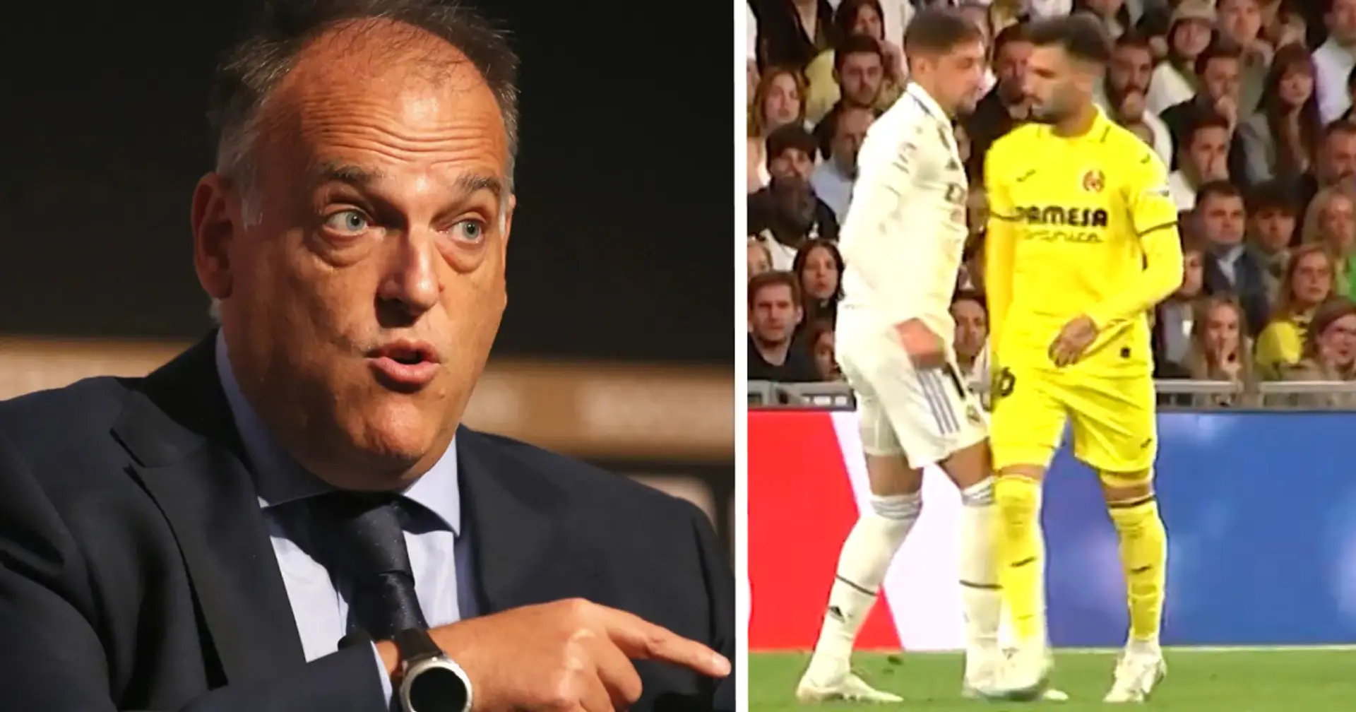 La Liga president Tebas reacts to Valverde 'punching' Baena