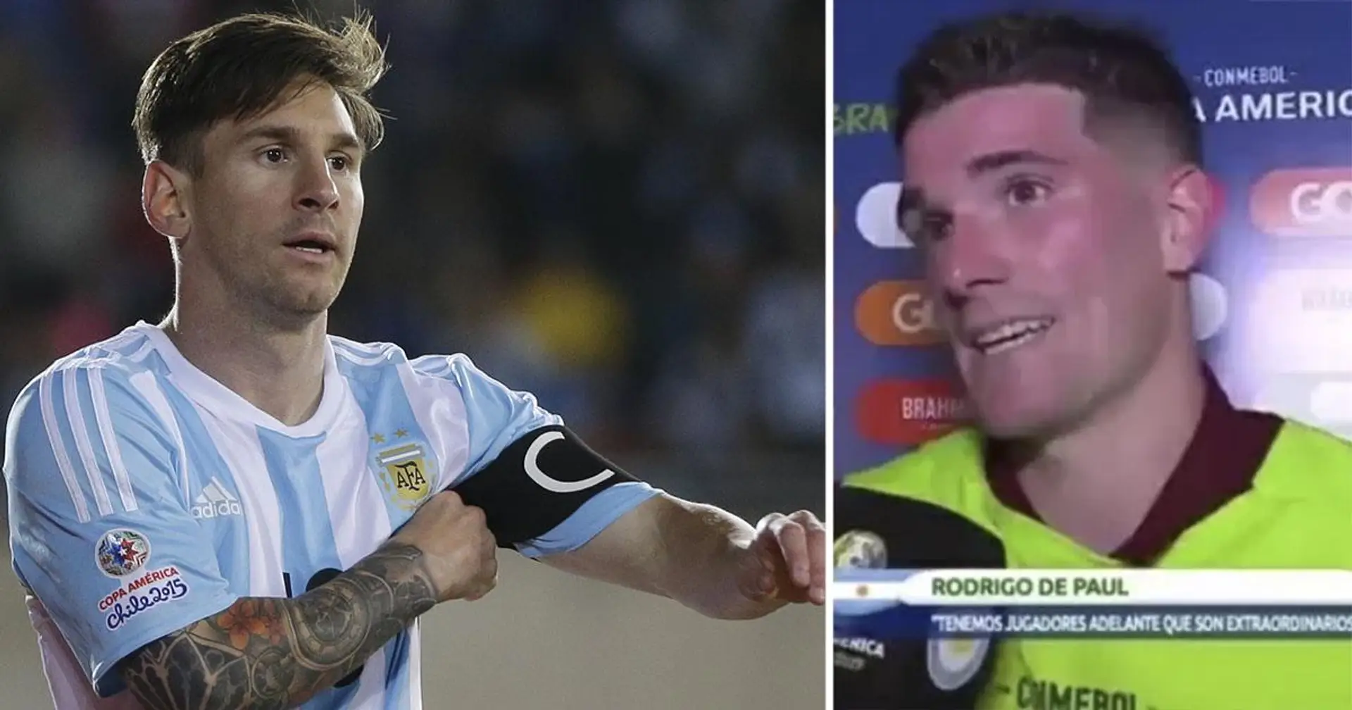 De Paul nombra una razón por la que Leo Messi es 'el mejor capitán' que Argentina pueda tener