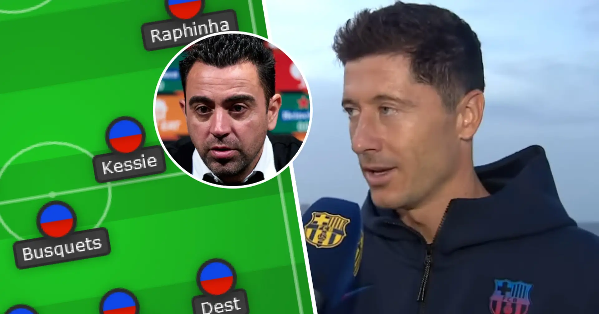 Lewandowski in: How Barcelona can lineup for first El Clasico of the season
