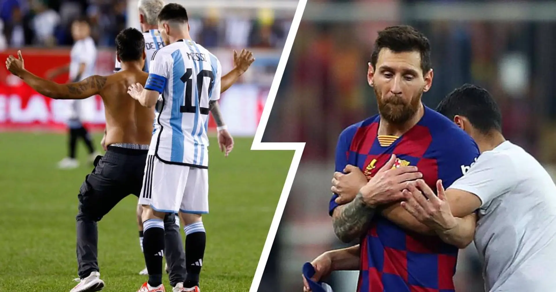 Messi gibt zu, dass er nicht weiß, "was zum Teufel zu tun ist", wenn sich Flitzer ihm nähern