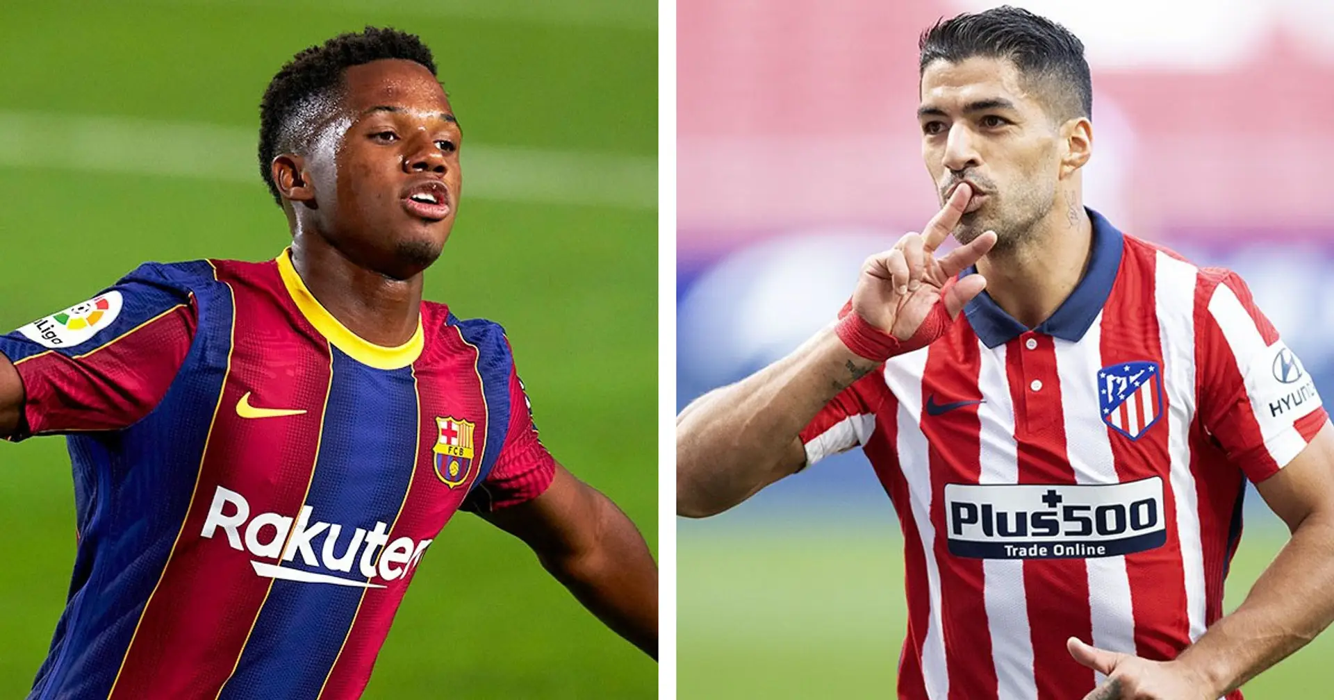 Ansu Fati and Luis Suarez nominated for La Liga player of the month