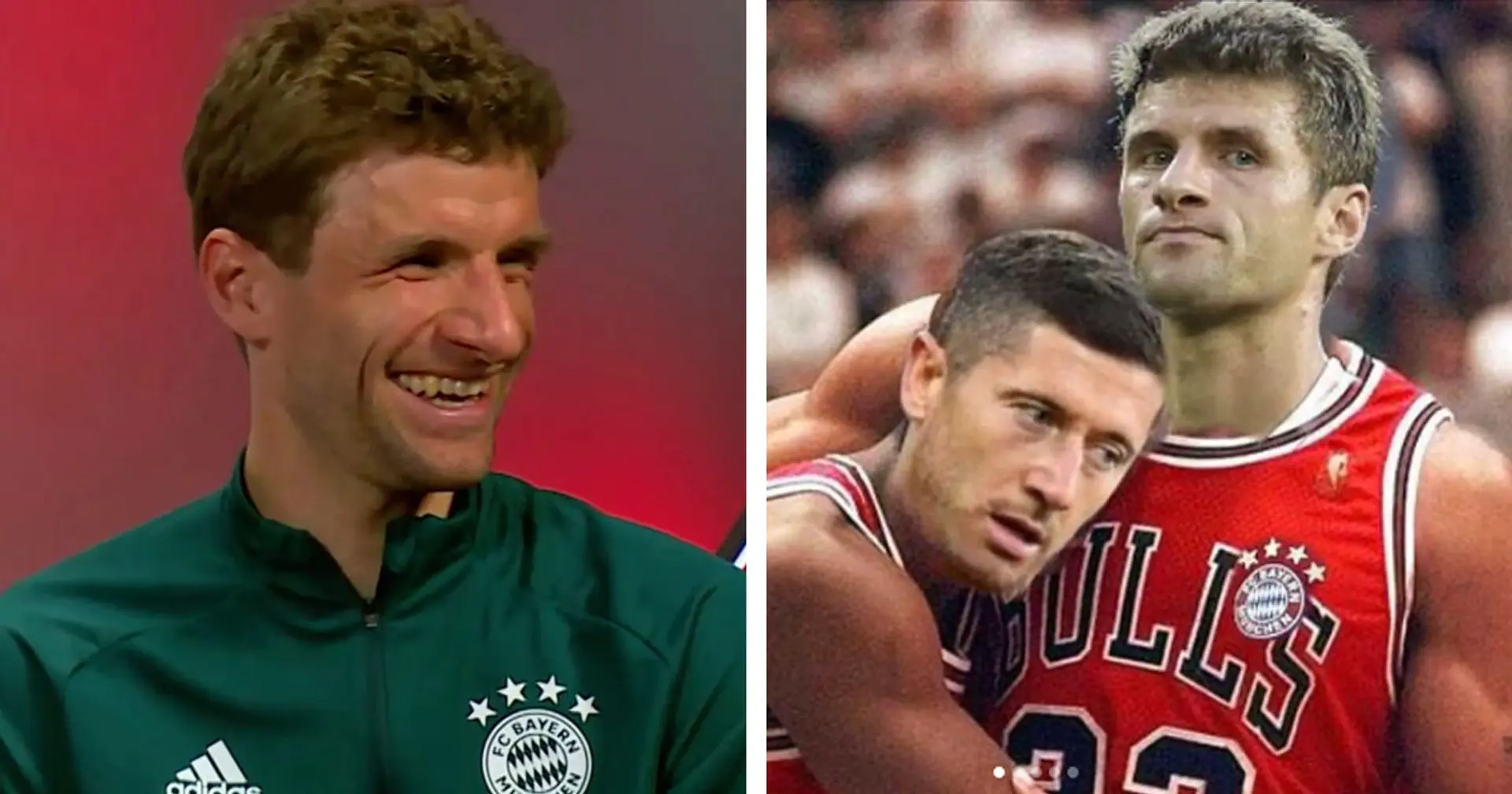 'All the best for your future': Thomas Muller posts hilarious Chicago Bulls picture in tribute post for Robert Lewandowski