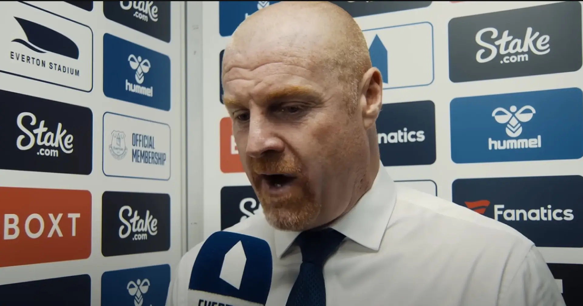 Sean Dyche: 'Everton are not performing like a big club'