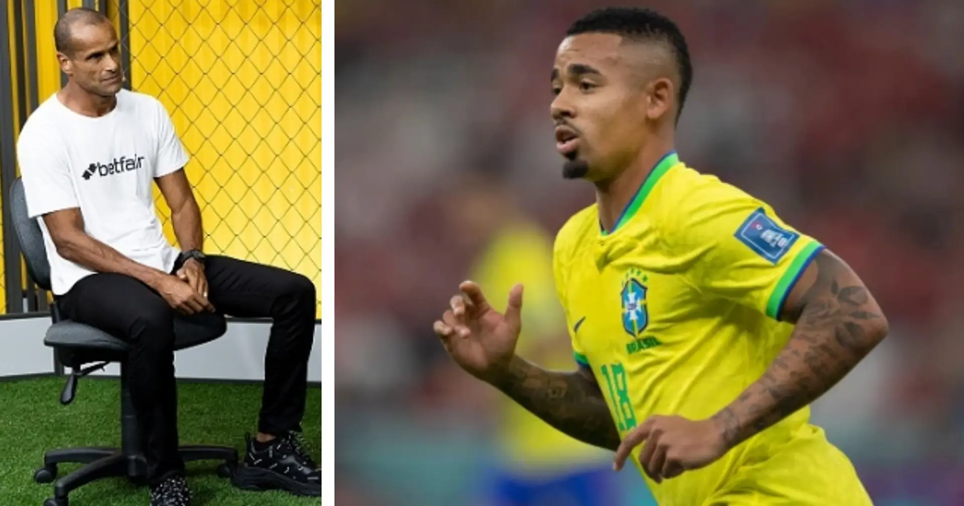 Brazil legend Rivaldo tells Gabriel Jesus to be patient about World Cup chance