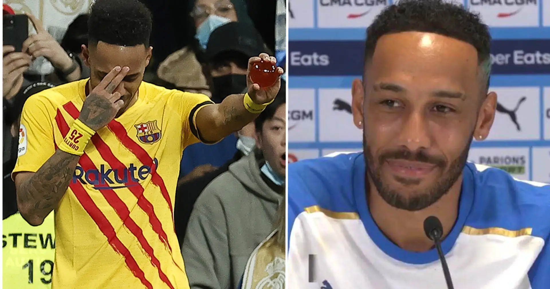 Aubameyang names one reason why he succeded at Barca and failed at Chelsea