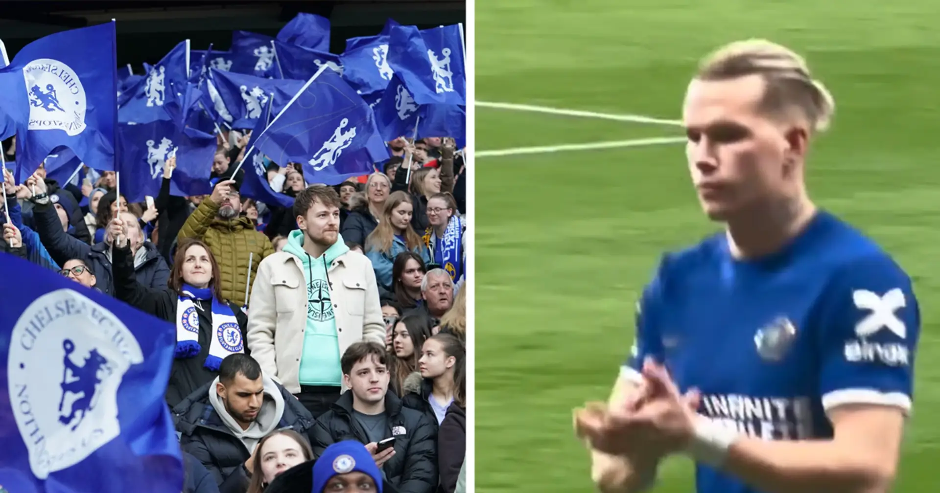 A full stadium of applause: how Chelsea fans hailed Mudryk when he was subbed off