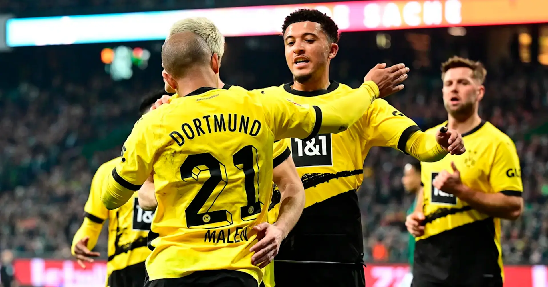 Über 1000 Tage Pause: Sancho trifft erstmals seit Rückkehr für Dortmund und stellt einen Rekord ein