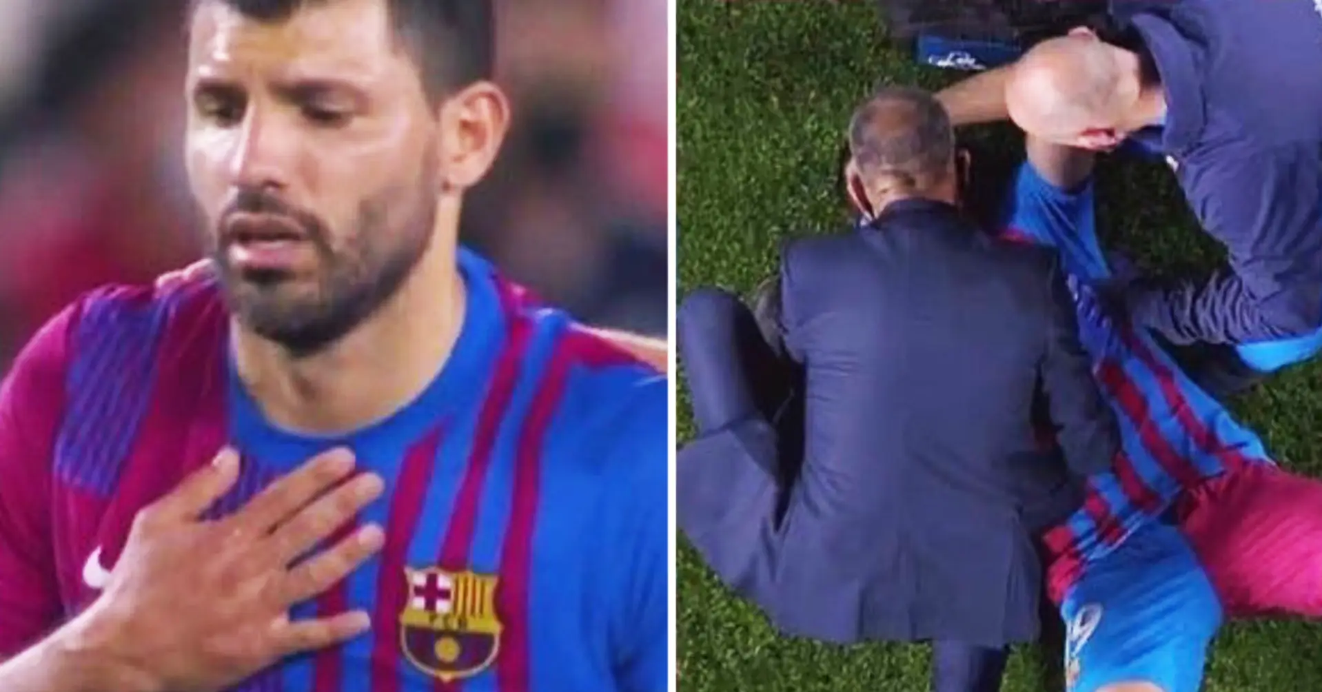 EXPLAINED: What happened to Sergio Aguero at 41th minute of FC Barcelona match