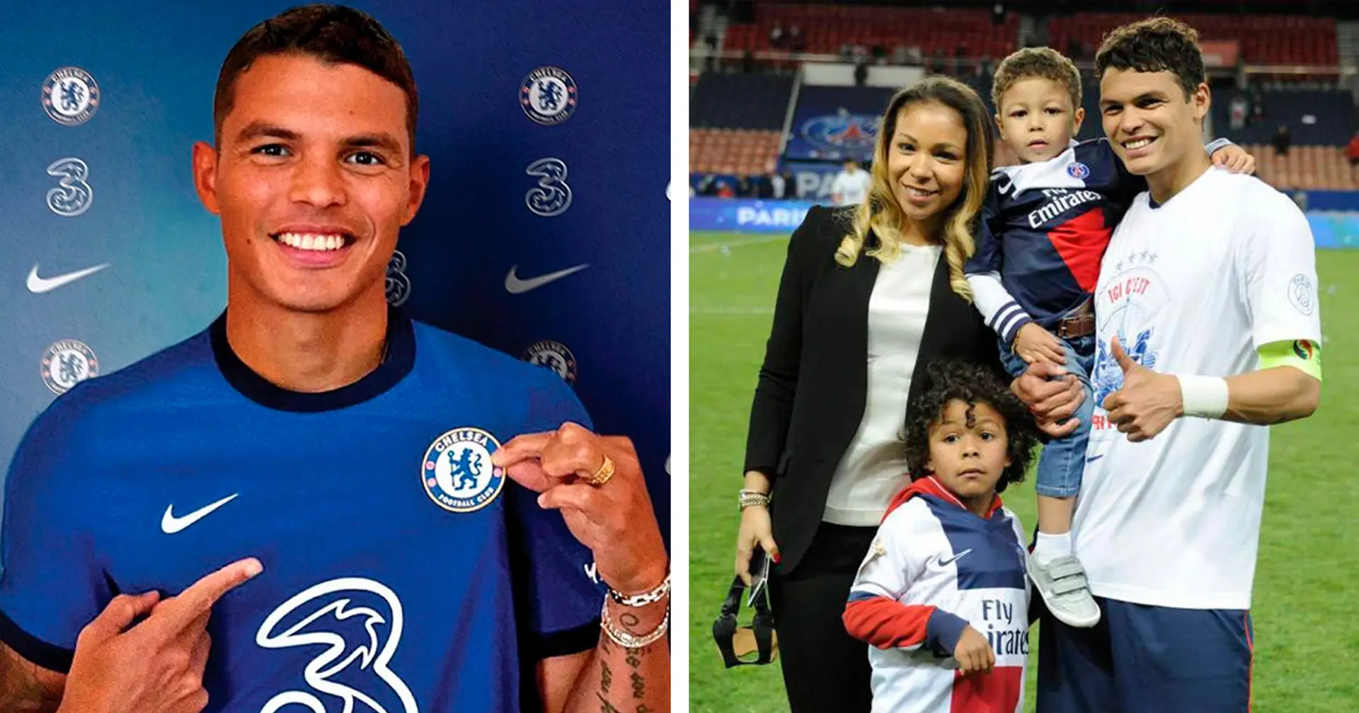 'Dad, why don’t you play for Chelsea?': Thiago Silva's wife reveals touching coincidence after centre-back's Stamford Bridge move