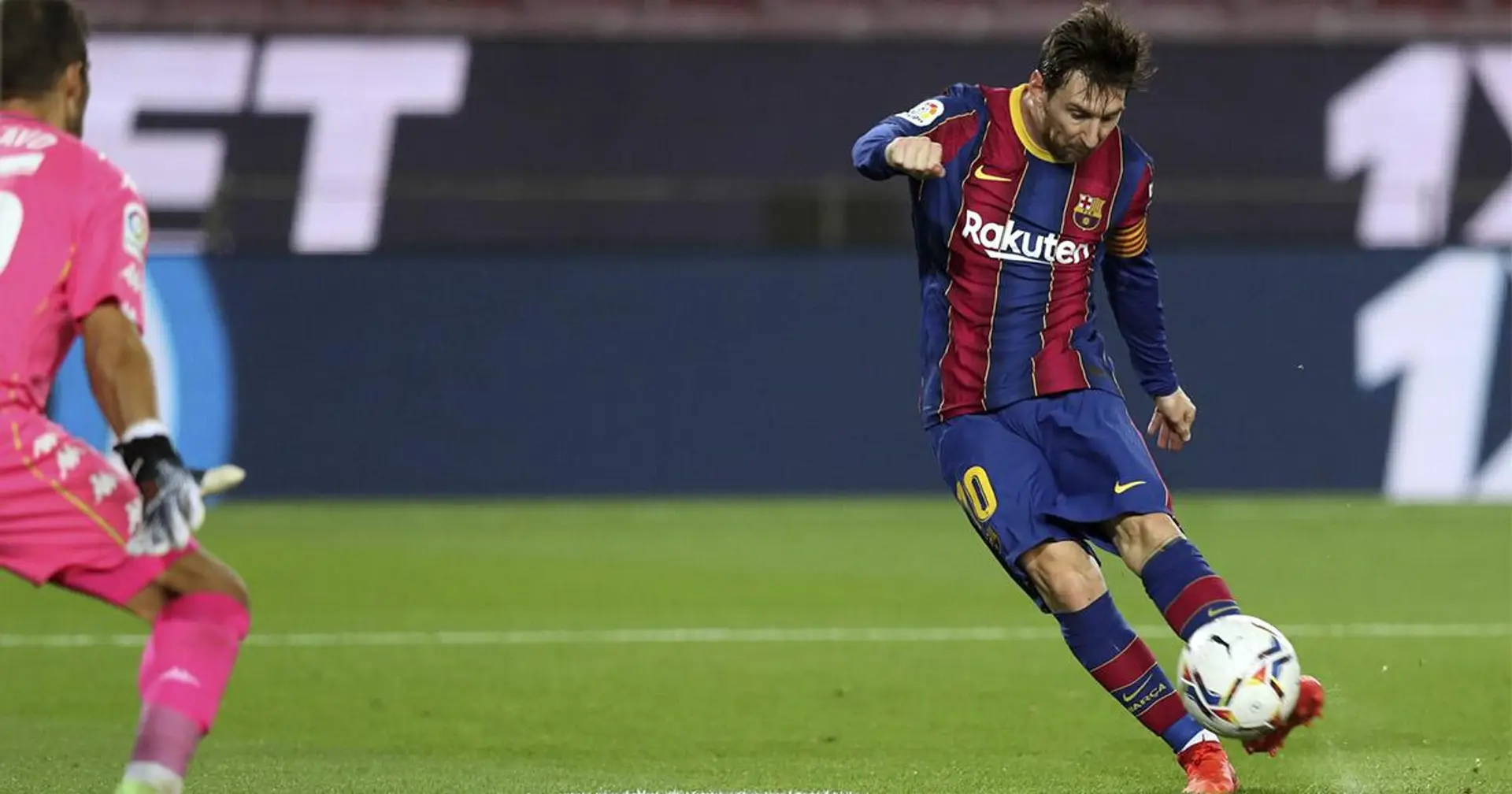 Messi a marqué 26 buts en tant que remplaçant - aucun joueur de la Liga n'a fait mieux ce siècle