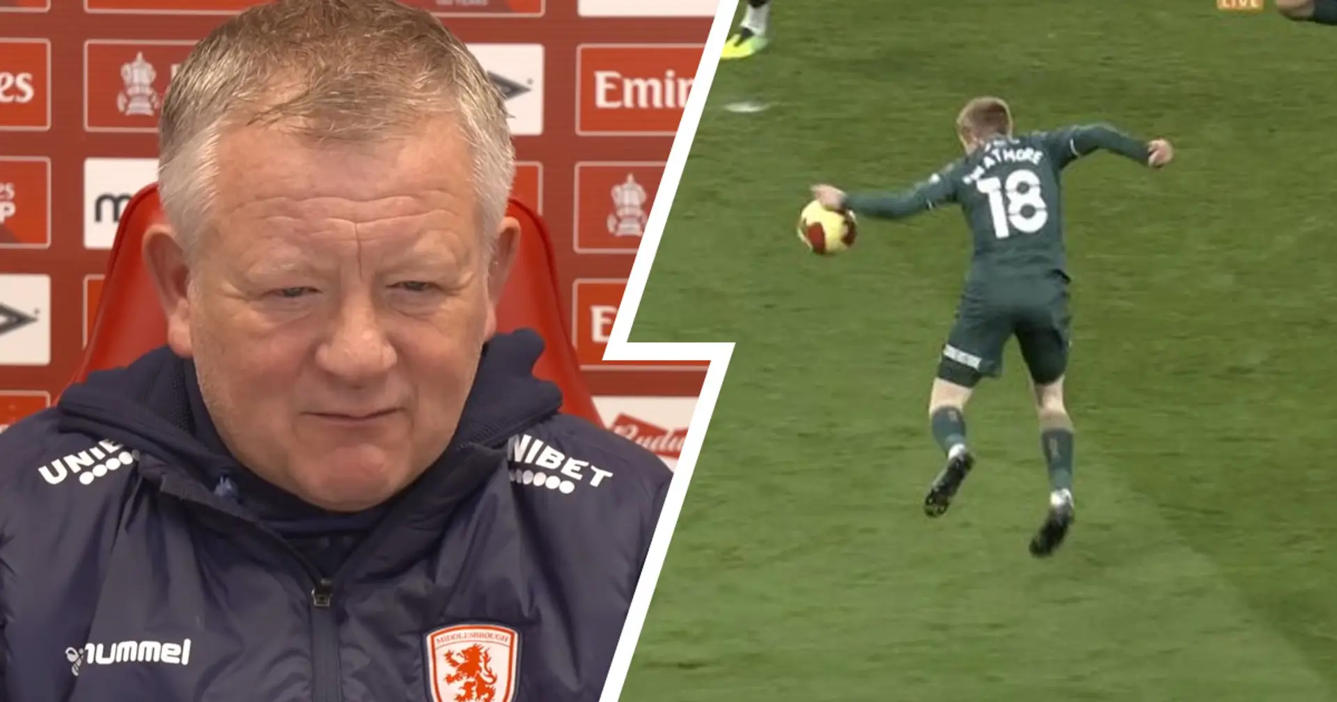 'I thought straight away it was handball': Middlesbrough manager Wilder gives honest thoughts on controversial equalizer