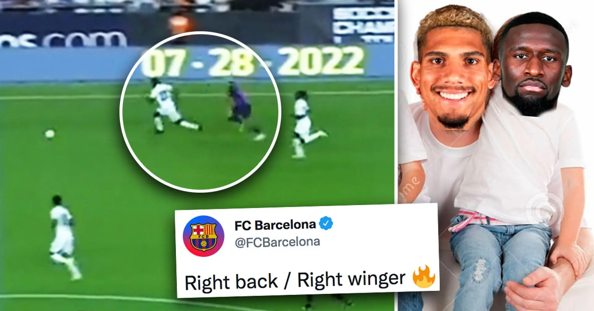 'They told him he was the fastest CB in Premier League': Araujo destroys Rudiger with crazy run in Clasico