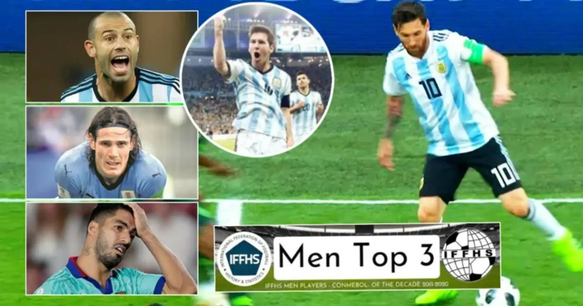 Leo Messi elegido mejor jugador sudamericano de la década, Suárez no aparece top 3