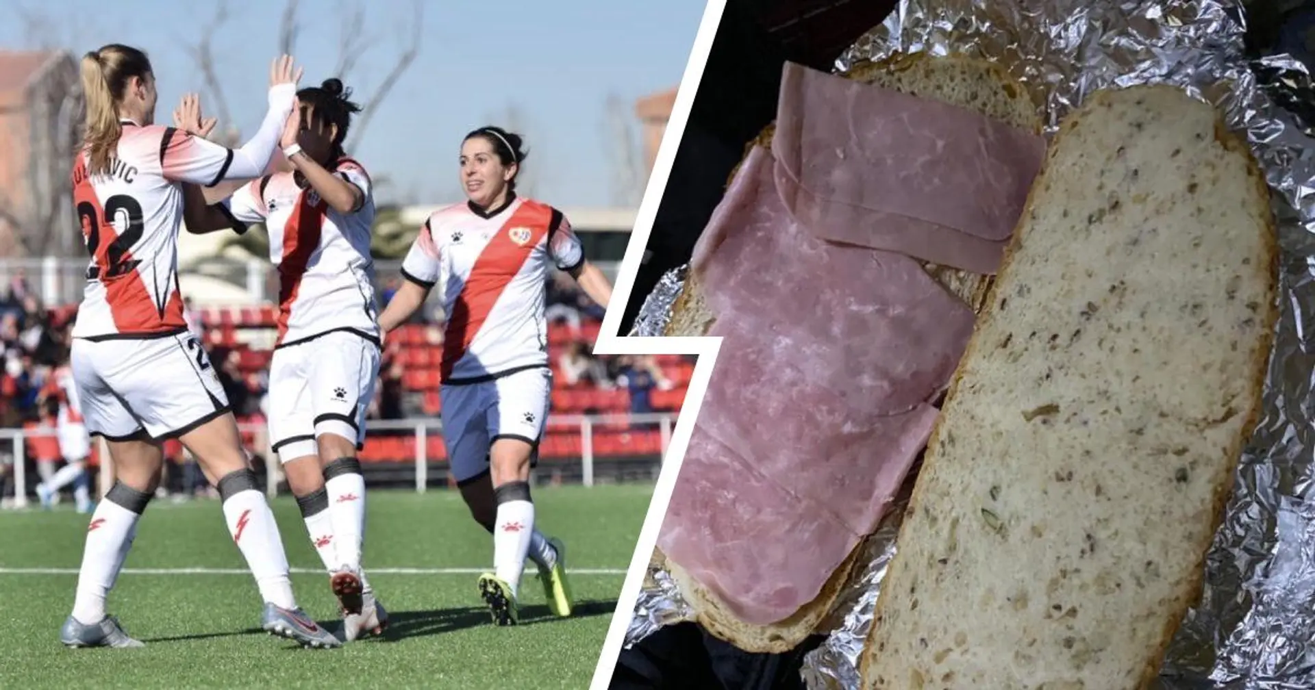 Spanische Frauenmannschaft beschwert sich, nachdem der Verein ihnen nach dem Spiel Schinkensandwiches gegeben hat