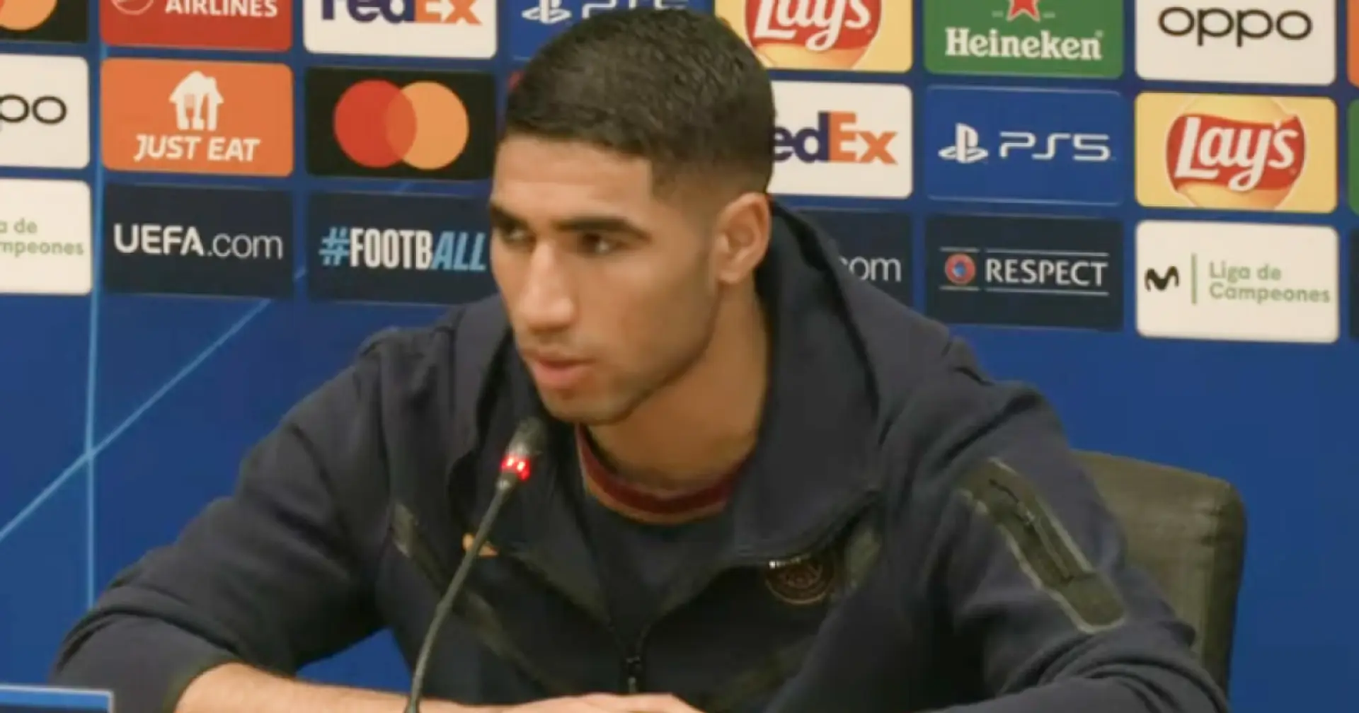 'It won't help': Hakimi plays down impact of Barca fans in PSG clash