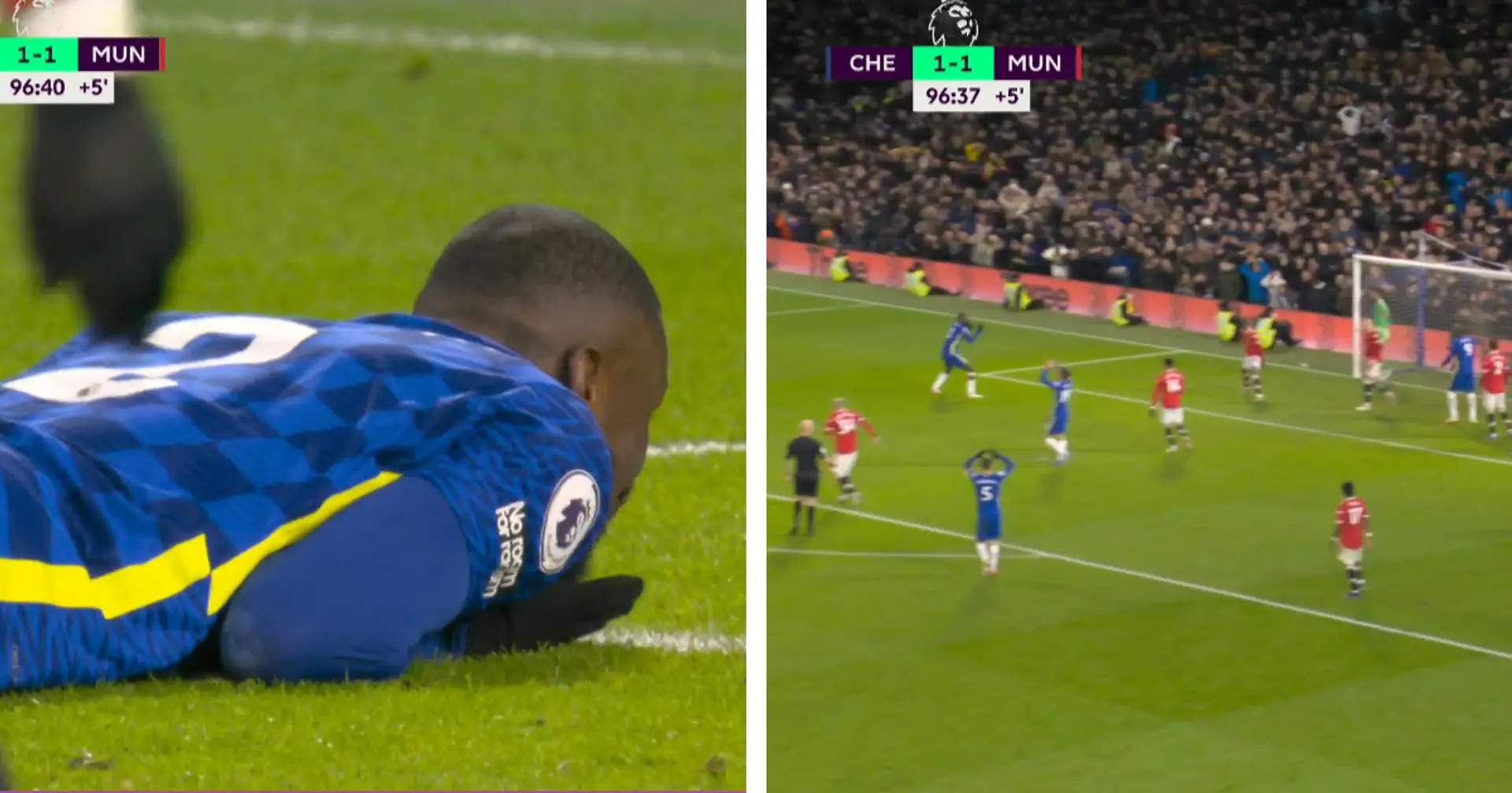 Antonio Rudiger misses golden chance to win United game for Chelsea - players' reaction says it all