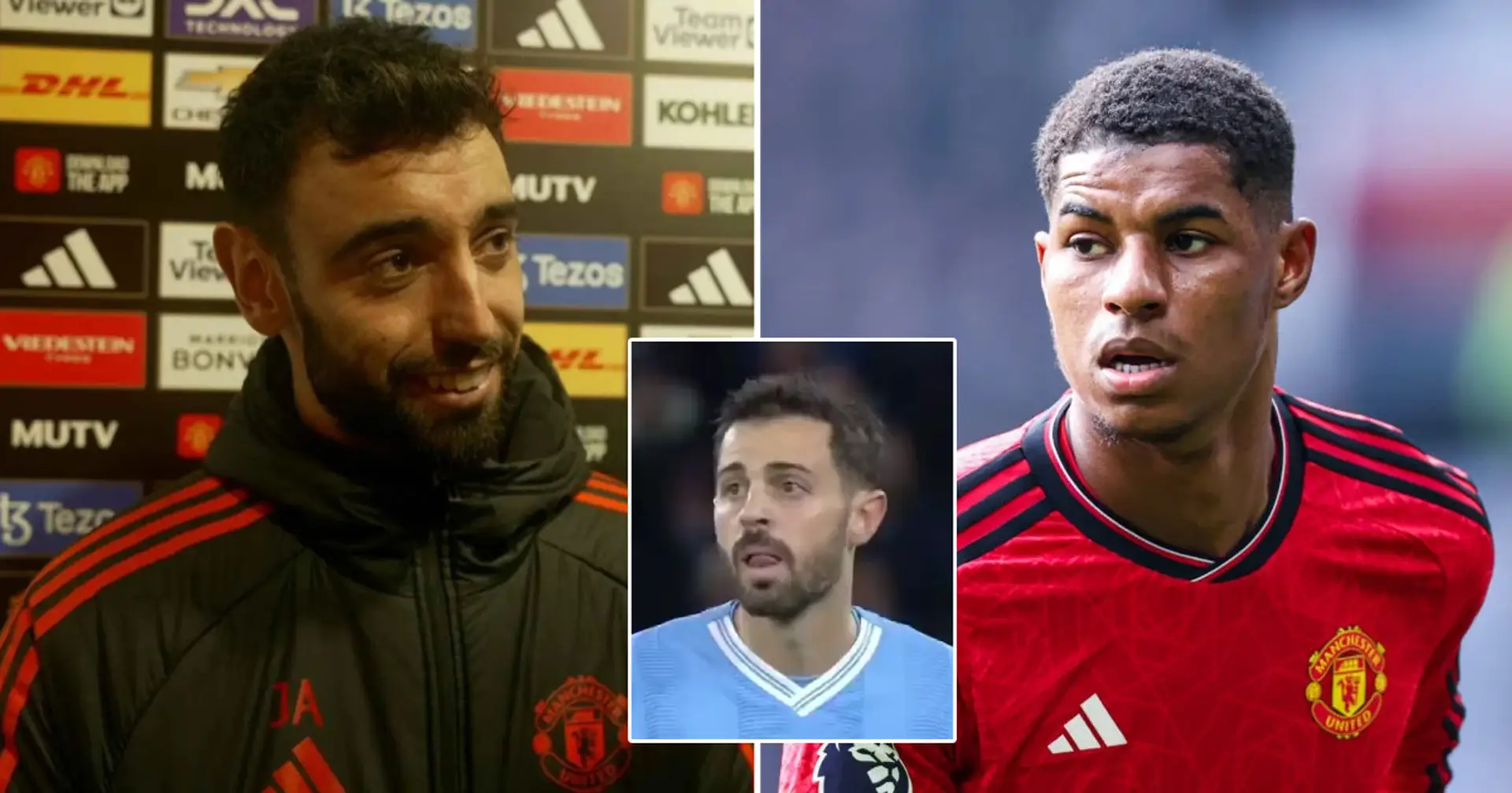 'Can’t ask Rashford to do what Bernardo does': Bruno on difference between Man United and Man City attack