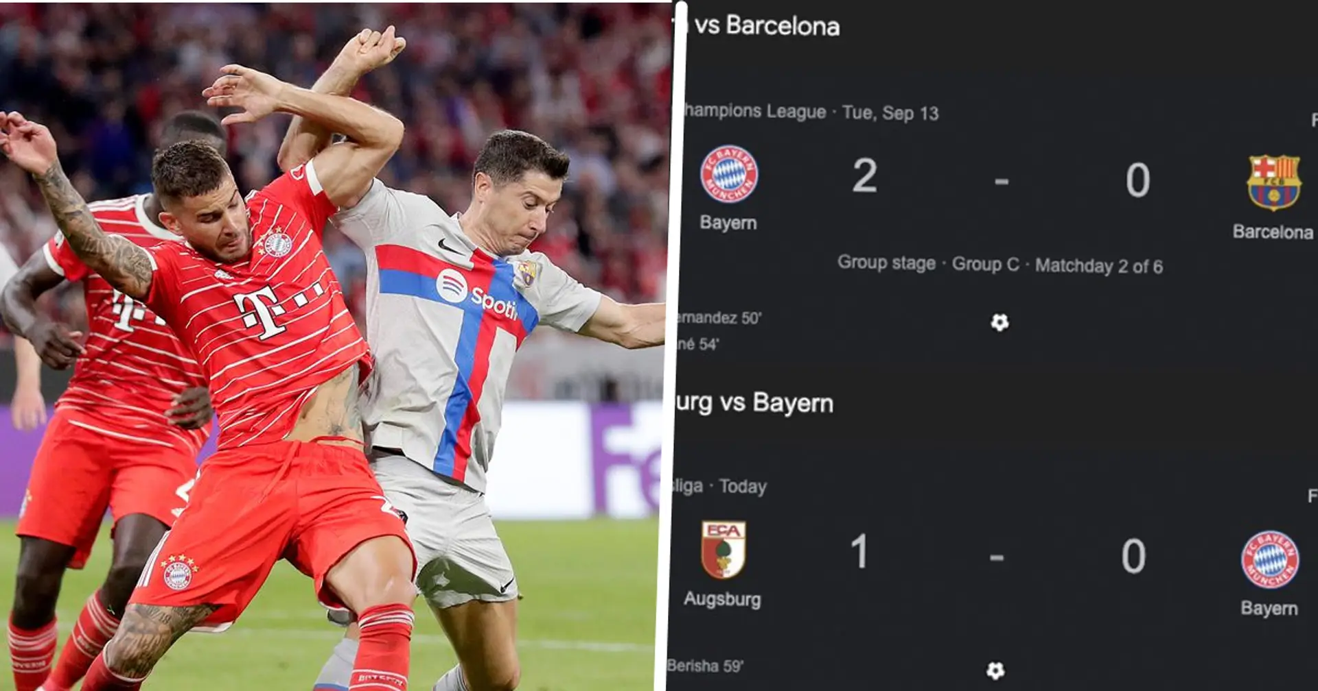 Le Bayern perd contre le 11e en Bundesliga après avoir battu le Barça, désormais aucun victoire en 4 matchs de championnat
