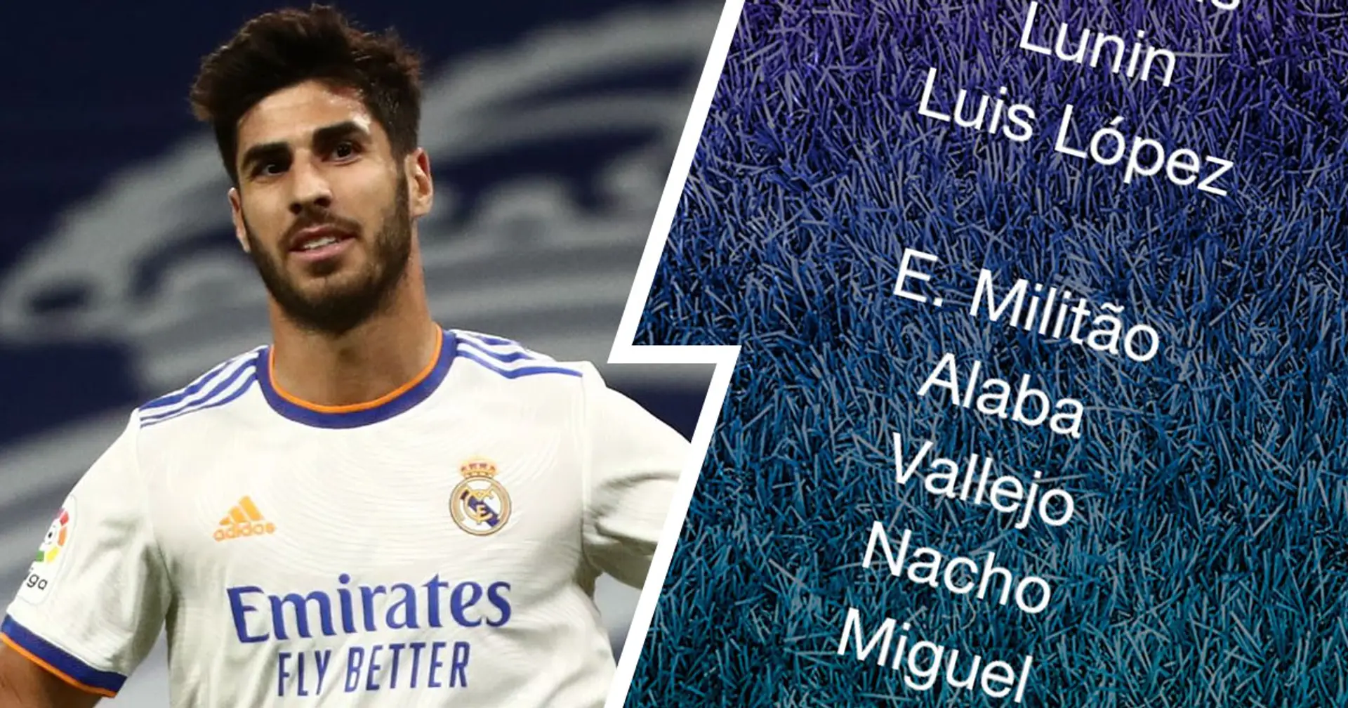 Isco, Asensio out as Real Madrid unveil 19-man squad for Espanyol trip