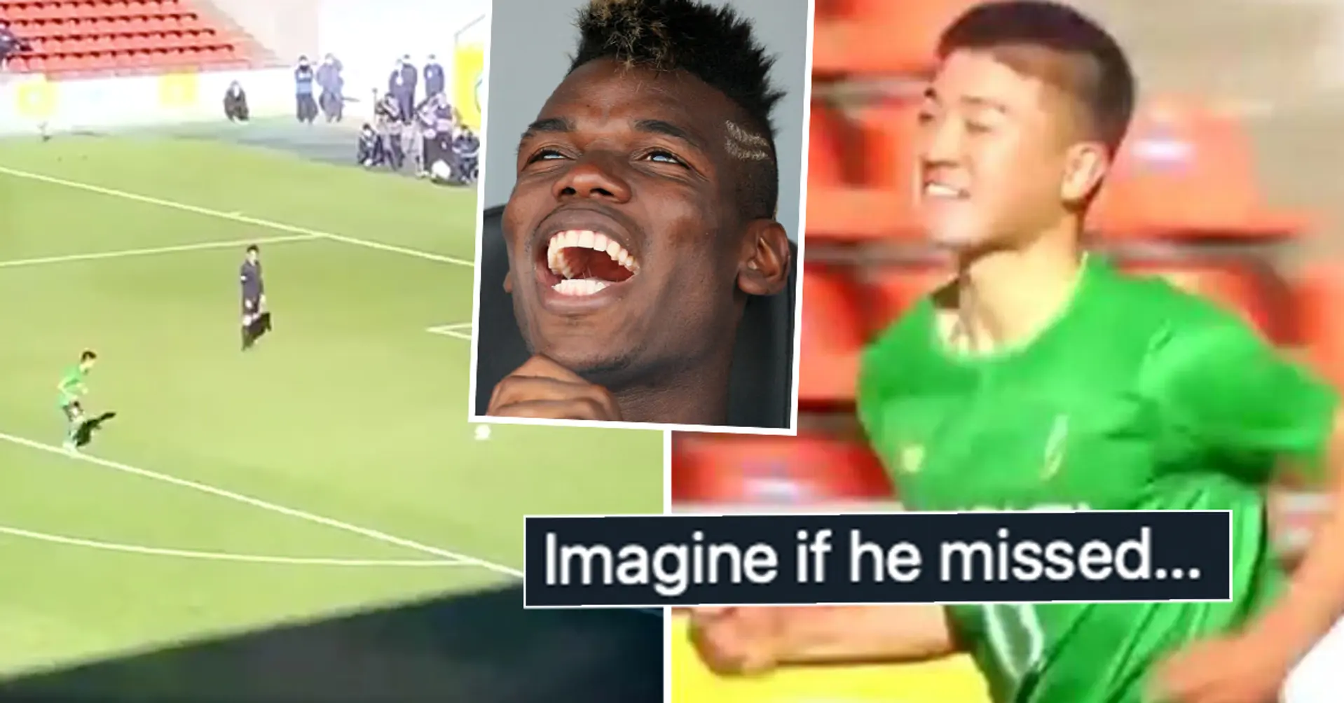 Japanese player goes viral as he takes Pogba's penalty technique to ridiculous levels