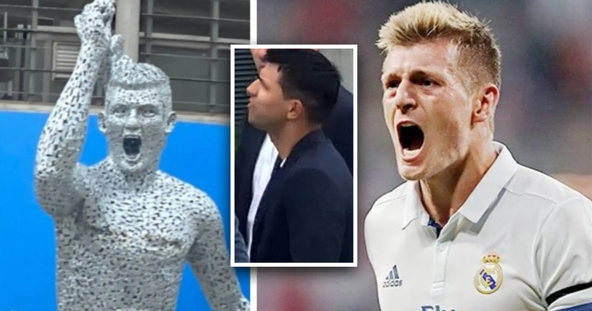 'Kun seems unimpressed': Manchester City's new statue of Aguero has striking resemblance of Toni Kroos