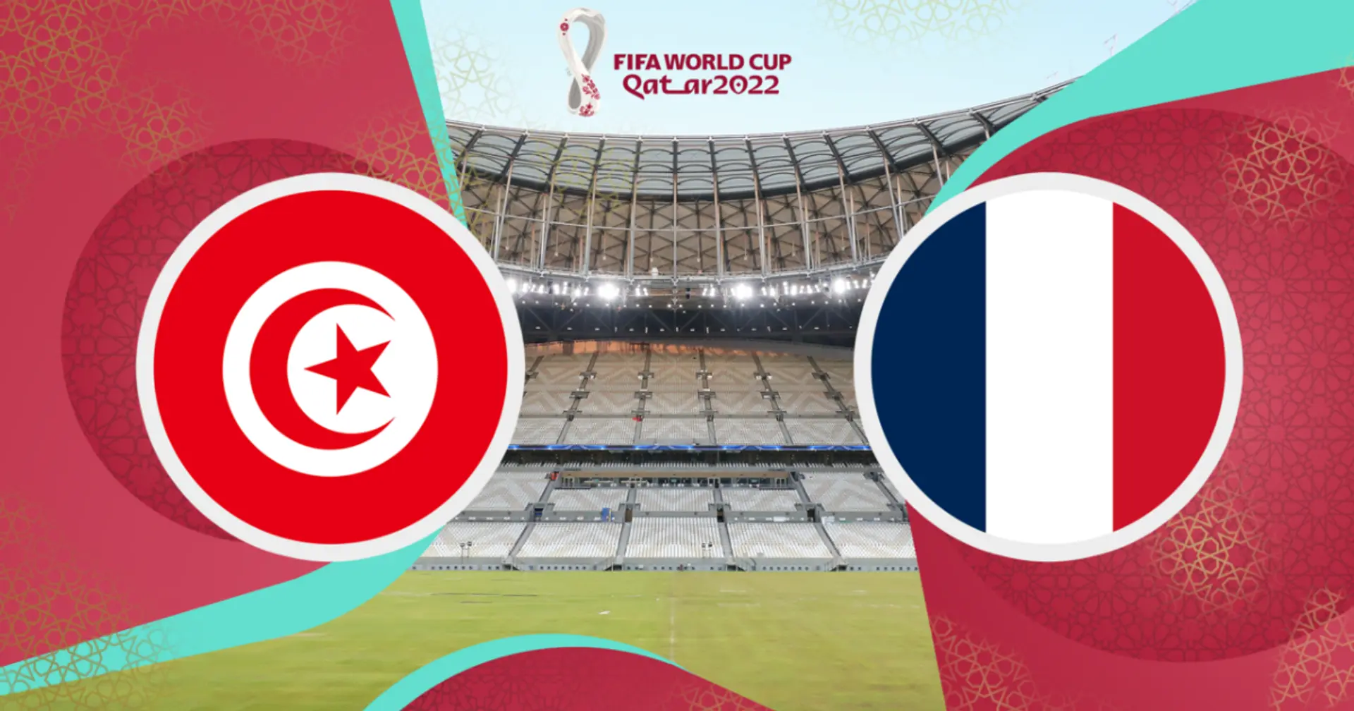 Túnez vs Francia: se revelan las alineaciones oficiales de los equipos para el choque de la Copa del Mundo