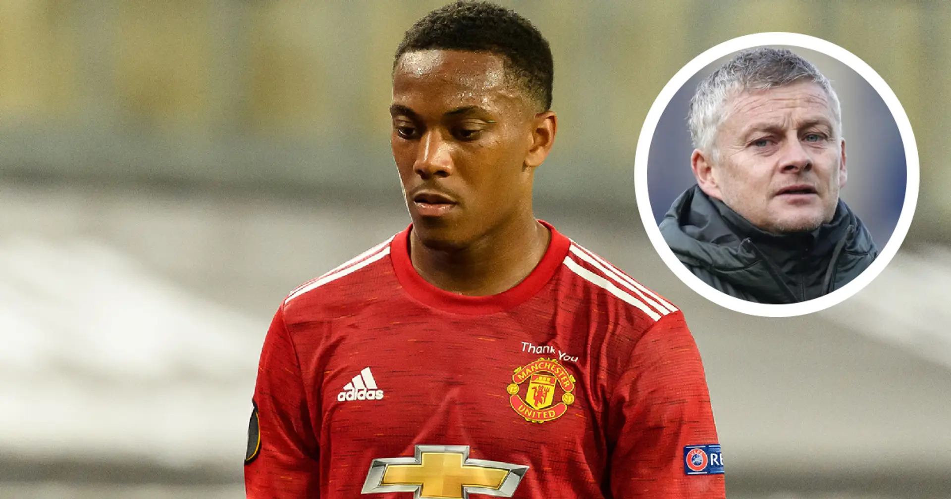Solskjaer: Anthony Martial likely to be out for rest of the season
