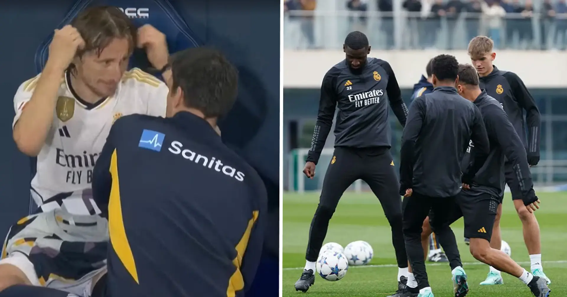 8 Real Madrid players miss training ahead of Napoli clash