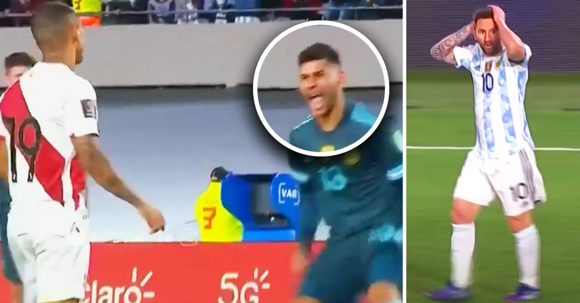 Captado por las cámaras: 2 jugadores de Argentina trolean brutalmente a su rival después de que fallara un penalti