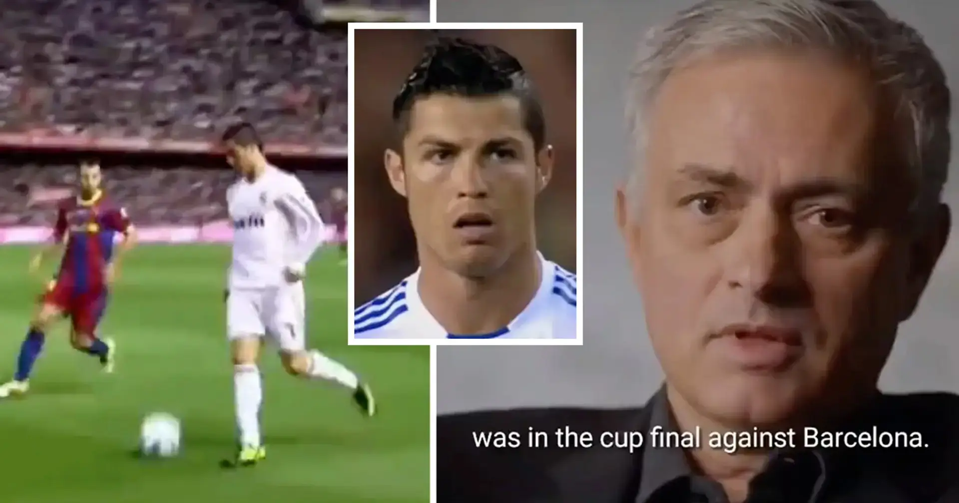 'Teníamos tres delanteros. Pero decidí ponerlo': Mourinho recuerda el momento exacto en que Cristiano Ronaldo jugó de nueve por primera vez 
