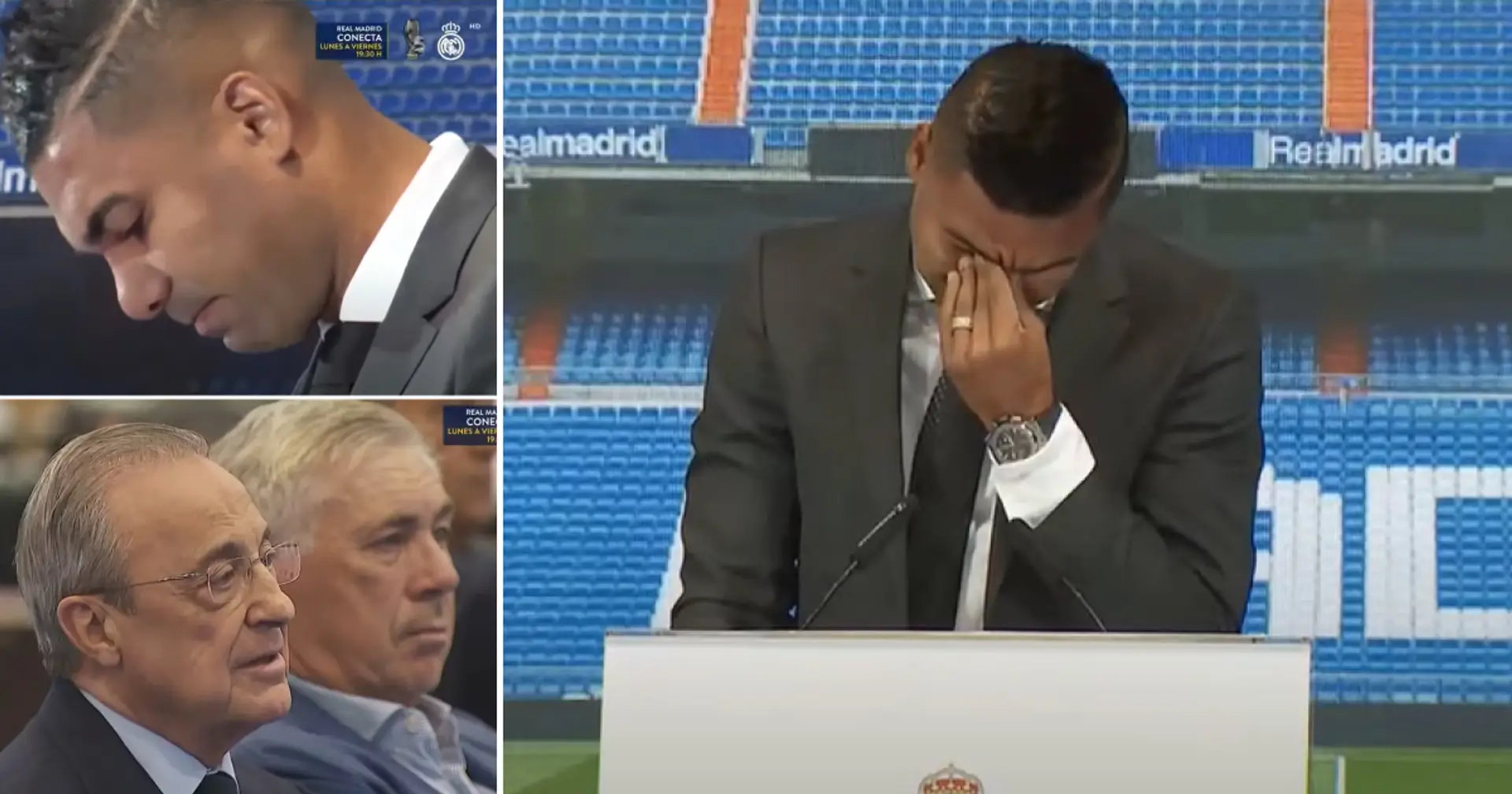 'Algún día volveré': Casemiro pronuncia discurso de despedida, rompe a llorar
