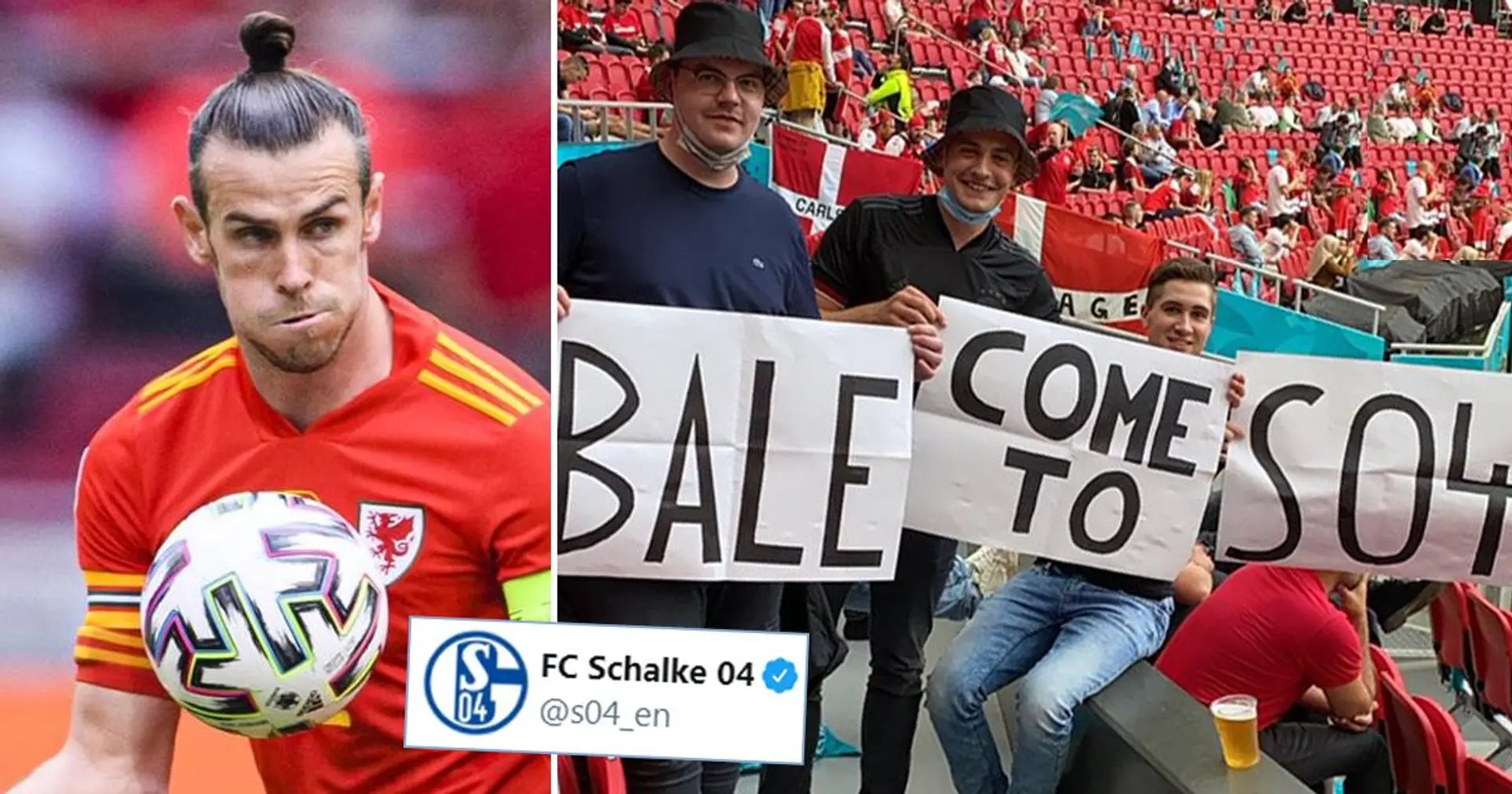 Le Schalke 04 trolle Gareth Bale alors que leurs fans l'encouragent à rejoindre le club