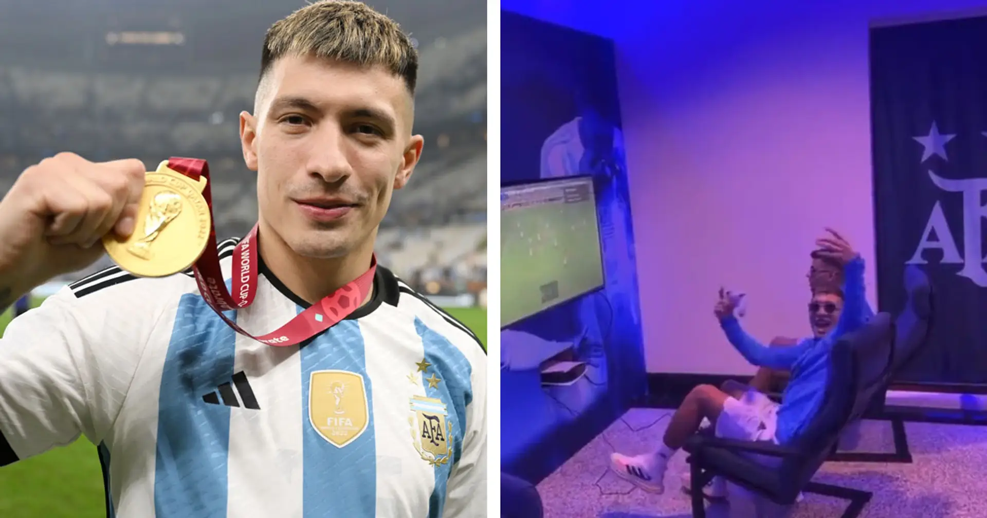 Spotted: Martinez plays FIFA with Cristian Romero at 6 AM after World Cup win