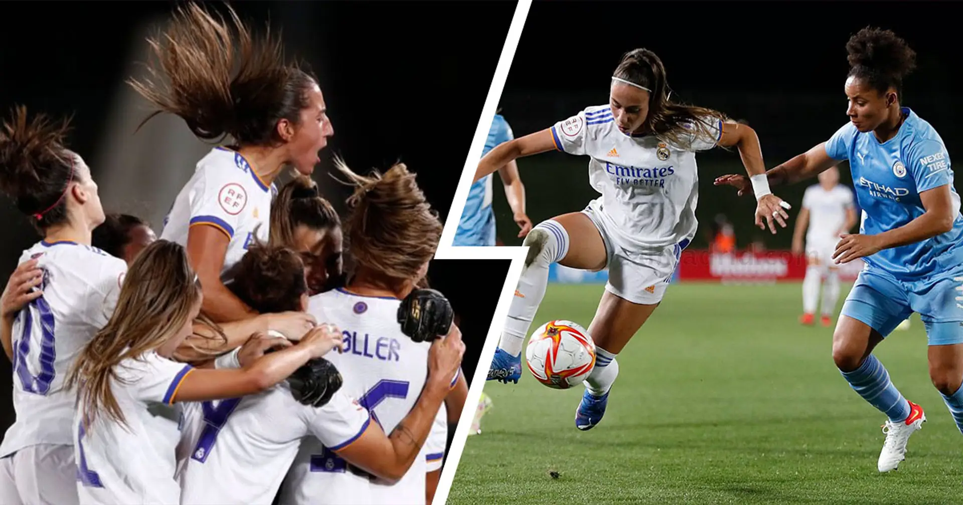 Real Madrid Femenino hold Man City Women to 1-1 draw in CL qualifiers