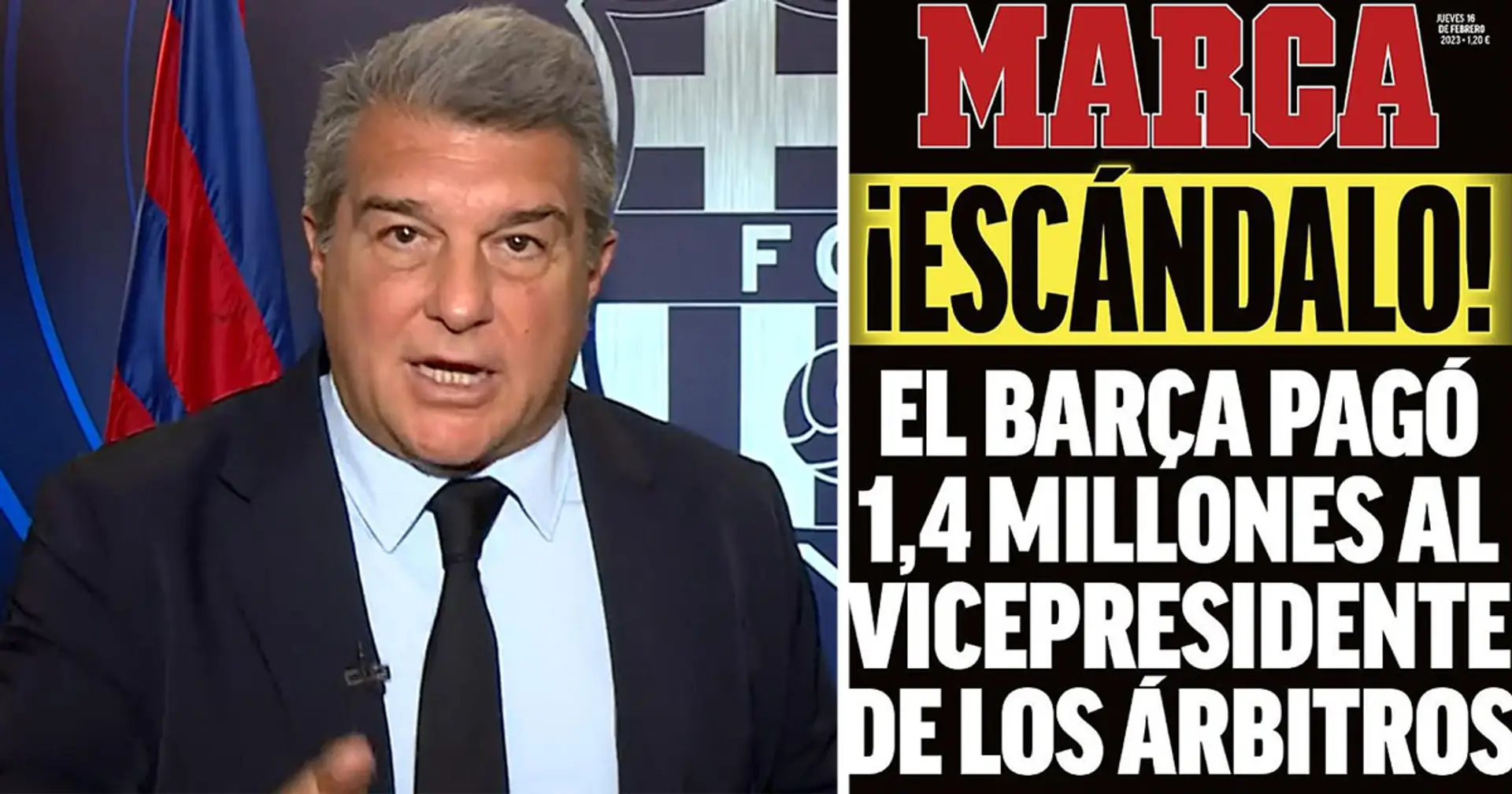 El Barça presenta demandas contra 5 periodistas después de que la investigación no encuentra evidencia de sobornos a los árbitros
