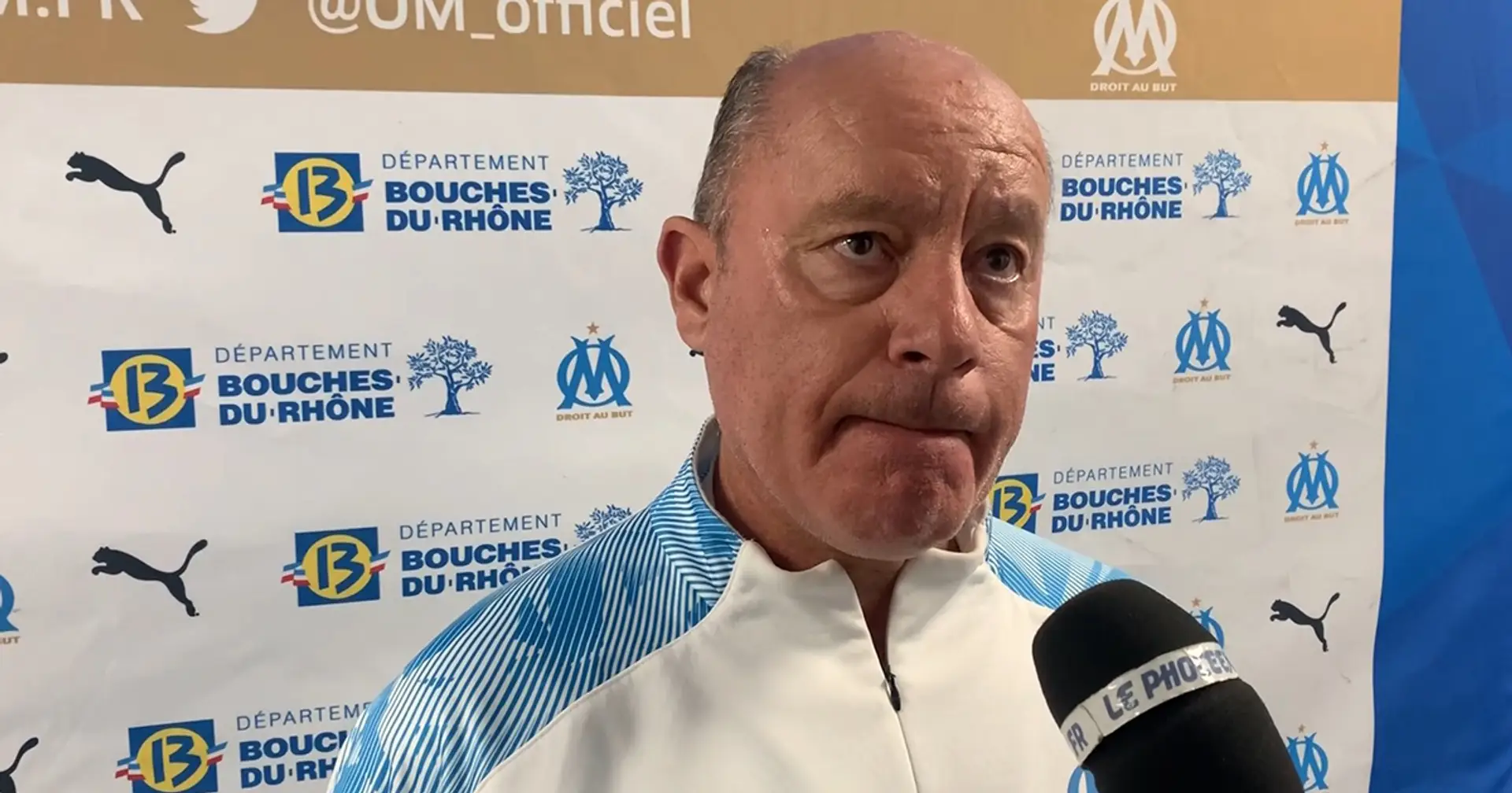 "On a fait de bonnes choses, on s'est accroché", le coach de la réserve de l'OM Philippe Anziani donne son impression sur le match contre l'OL