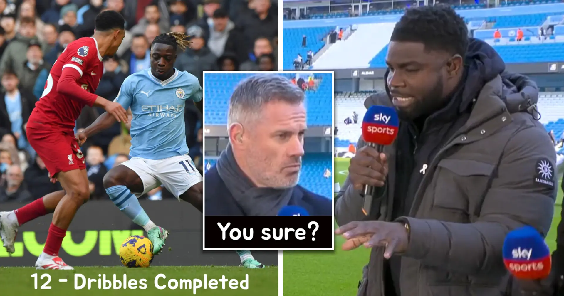 'You know what Doku's going to do': Micah Richards claims he'd rather play against Doku than Grealish