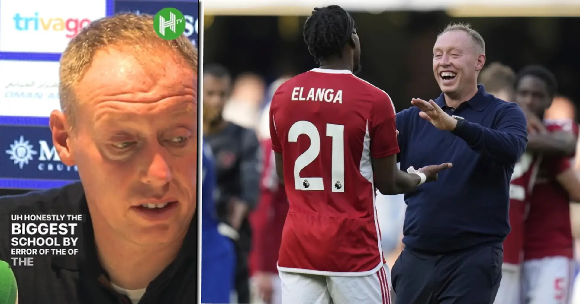 "Je transpire beaucoup" : la curieuse erreur du coach de Nottingham Forest contre Chelsea