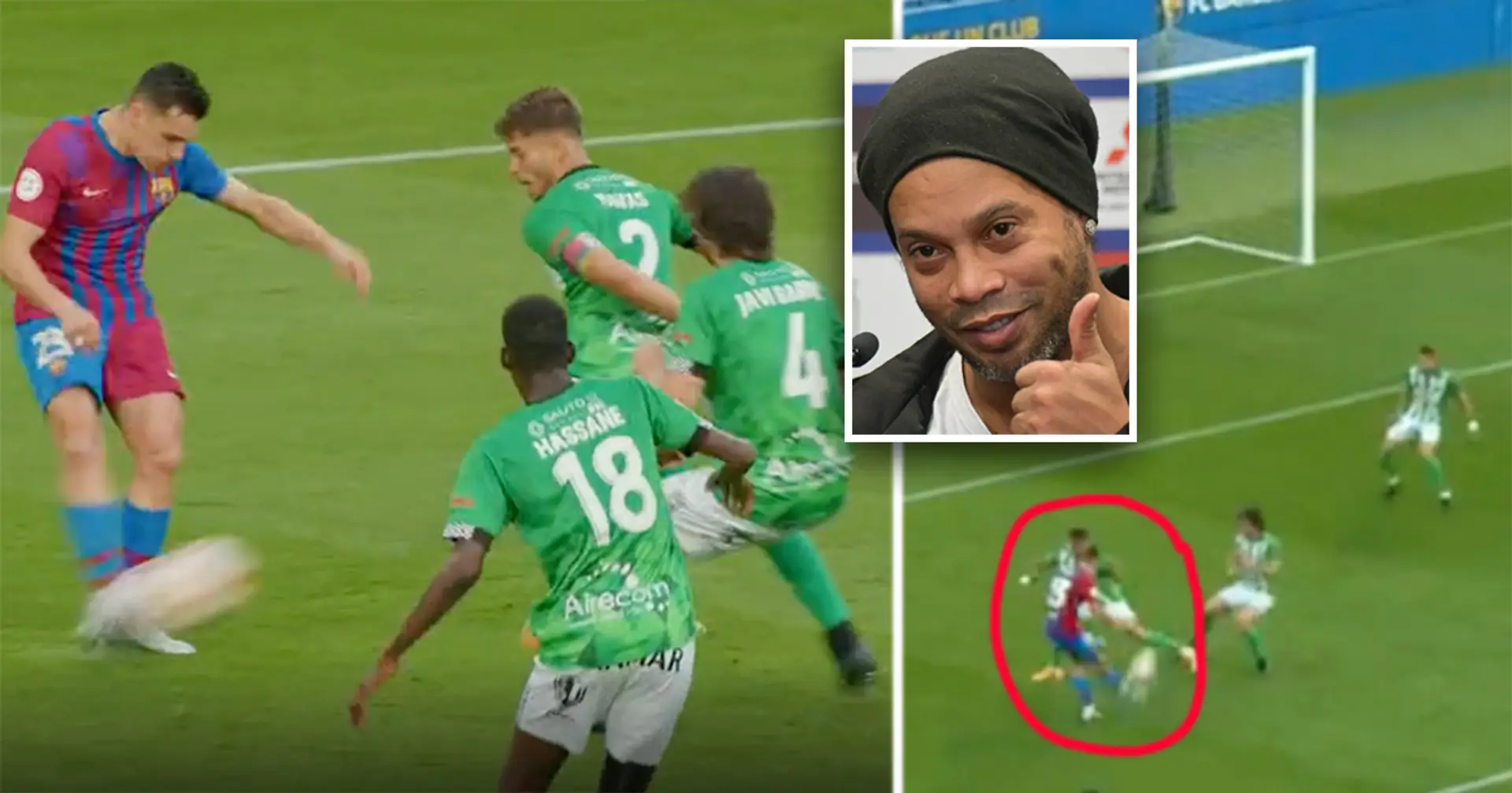 Jutgla delivers exquisite finish Ronaldinho would be proud of (video)