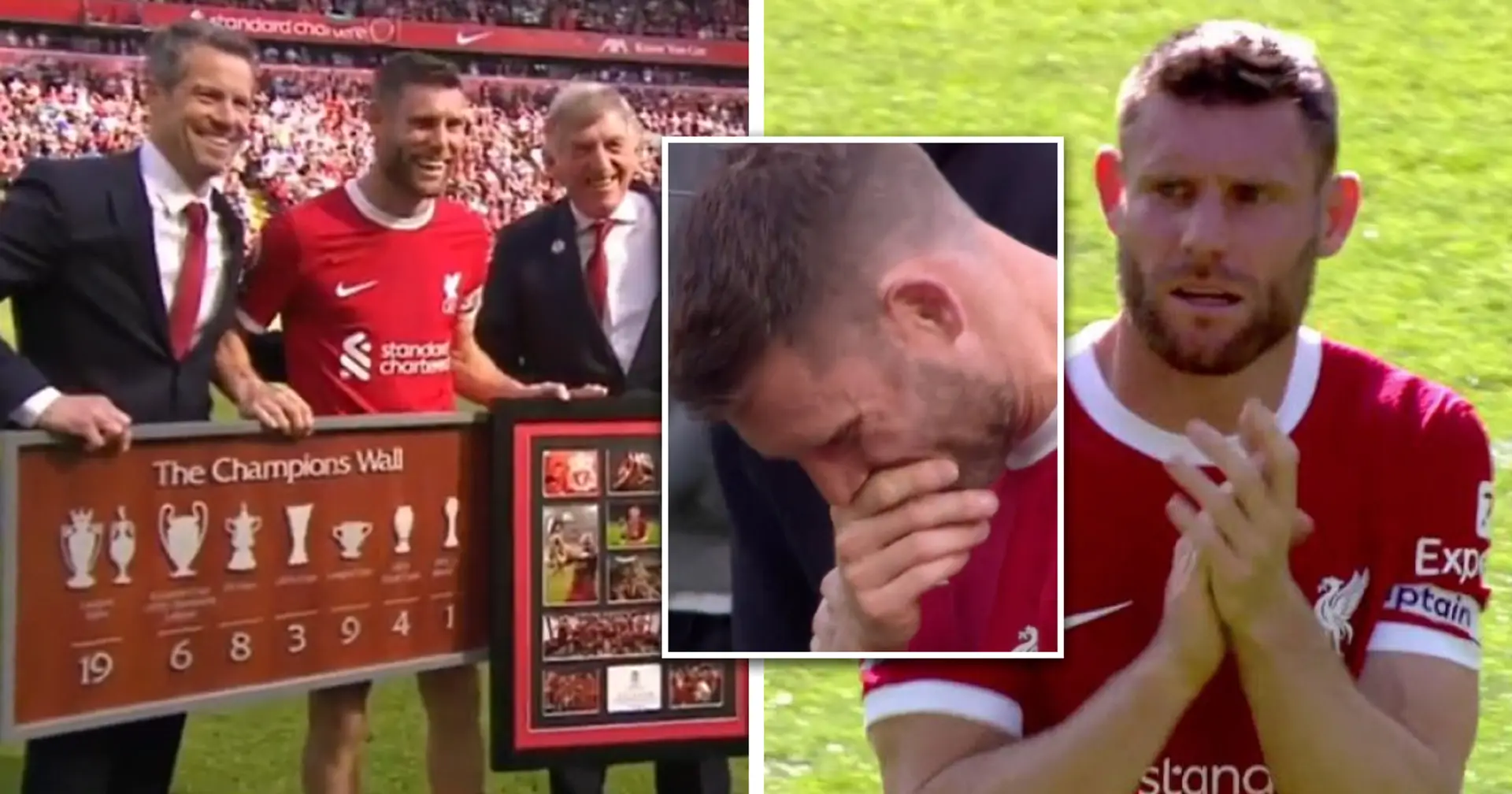 'It was a special moment': James Milner struggles to hold back emotions after final Liverpool game