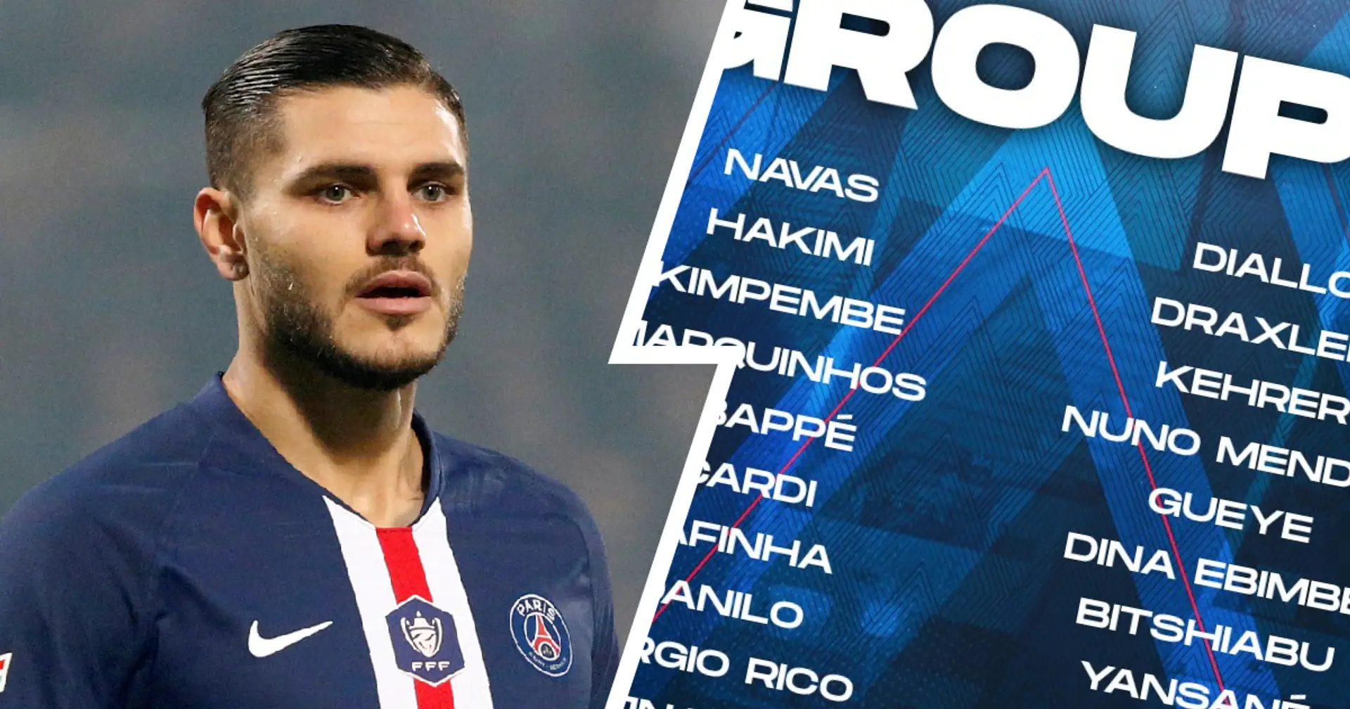 Messi out, Mbappe & Icardi in: PSG unveil 22-man squad for Clermont Foot clash
