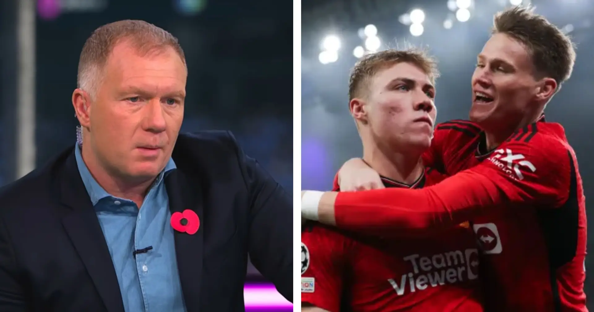 'He's so young, he needs help': Paul Scholes blames key Man United star for Rasmus Hojlund's issues