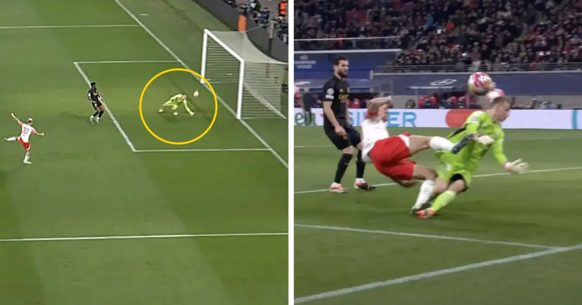 A masterclass performance: Andrii Lunin's ALL 9 saves against Leipzig in one place