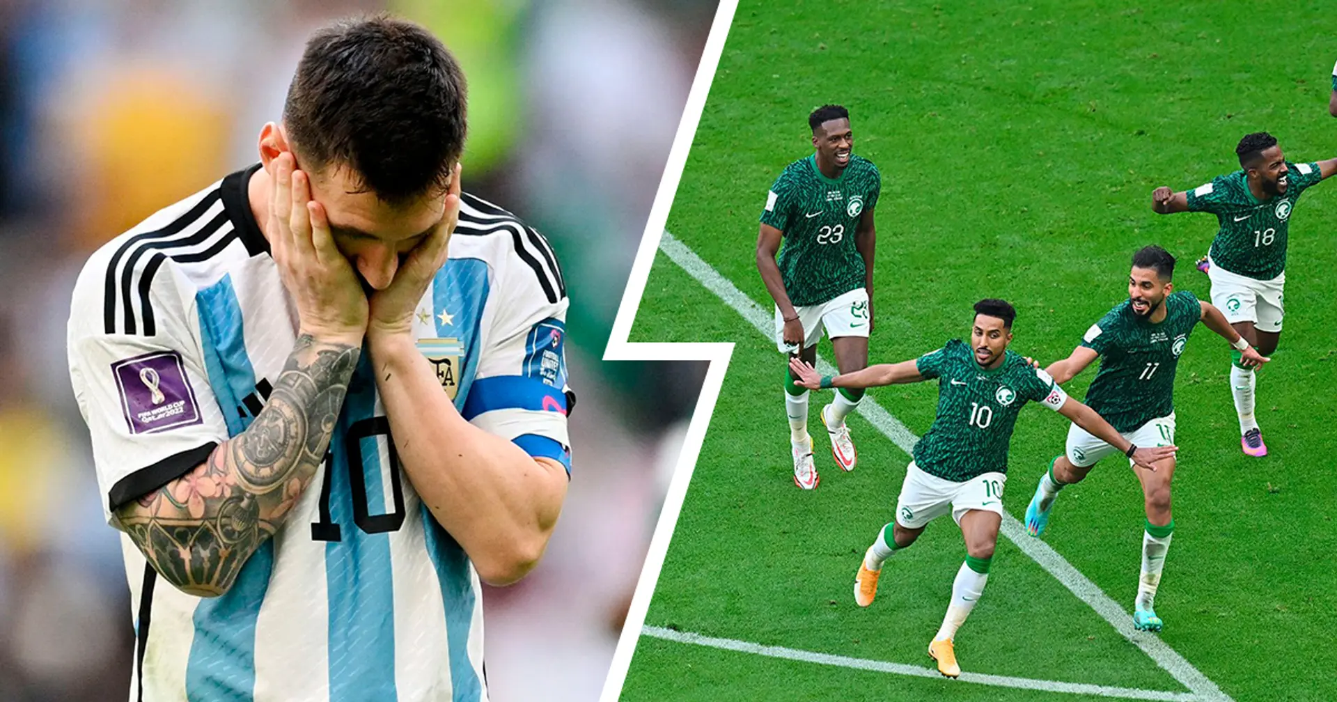 Argentina shockingly lose World Cup opener to Saudi Arabia, Messi scores